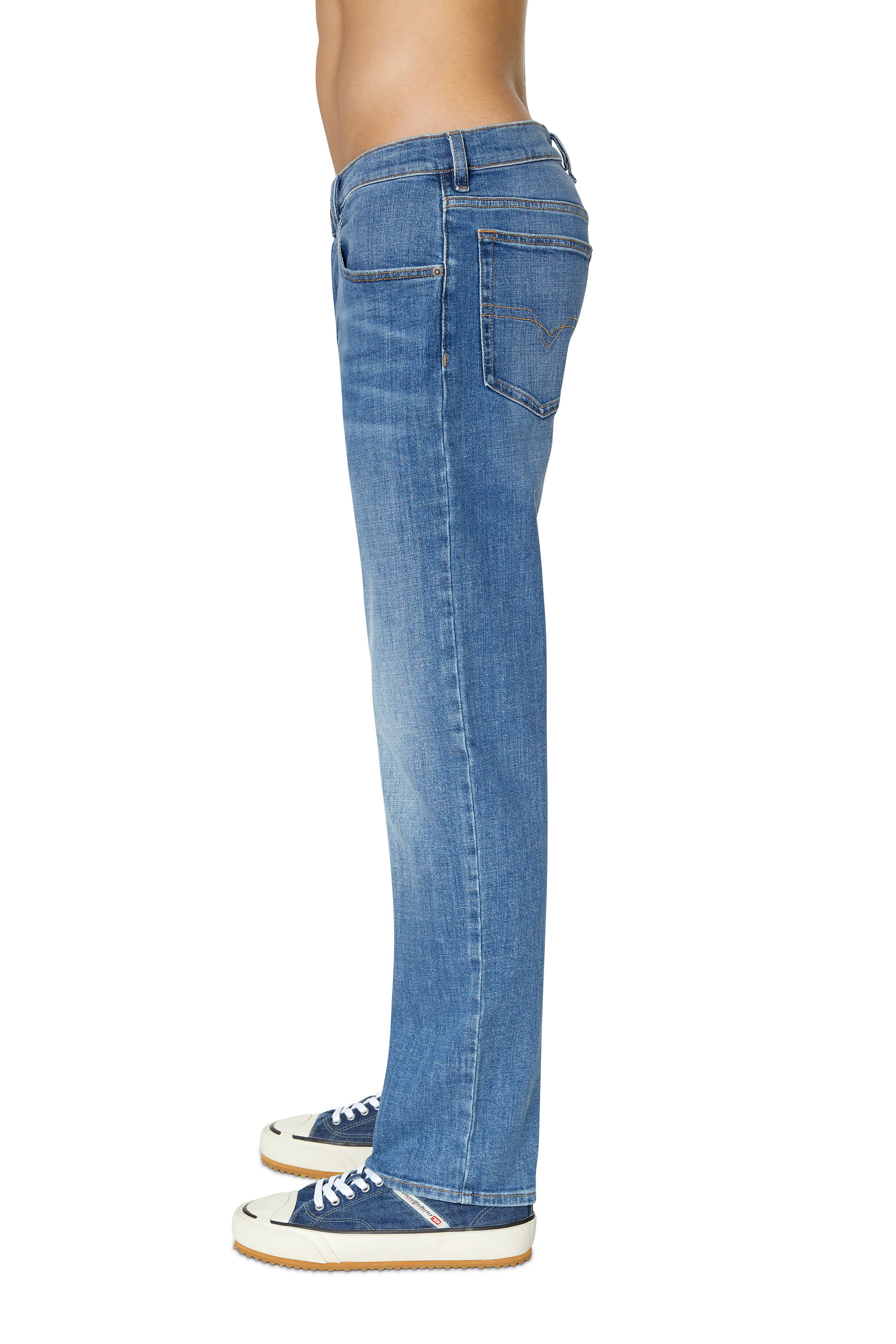 Diesel - D-Mihtry 0IHAT Straight Jeans, Blu medio - Image 4