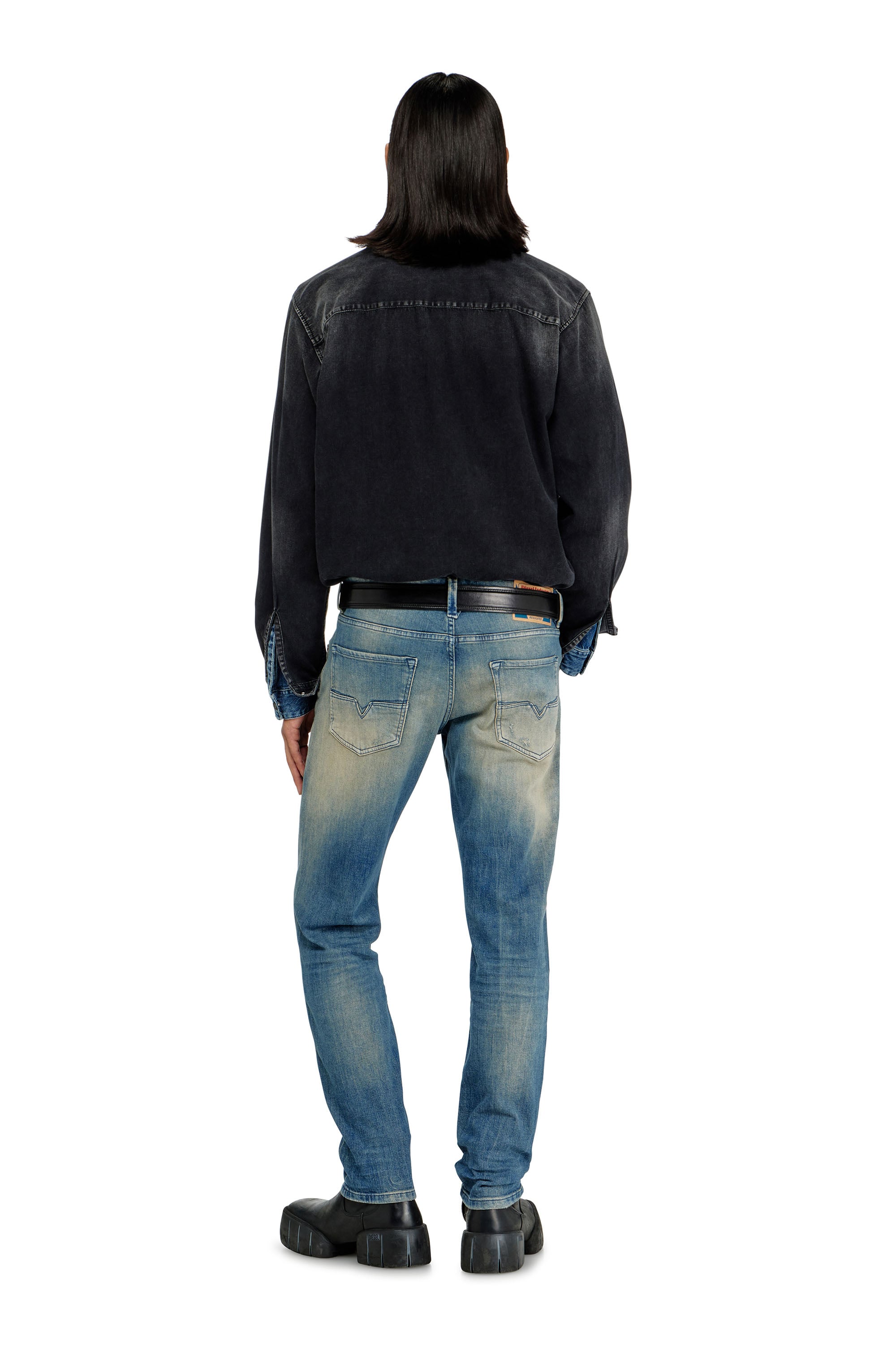 Diesel - Regular 2030 D-Krooley Joggjeans&reg; 068XU Uomo, Blu Scuro - Image 4