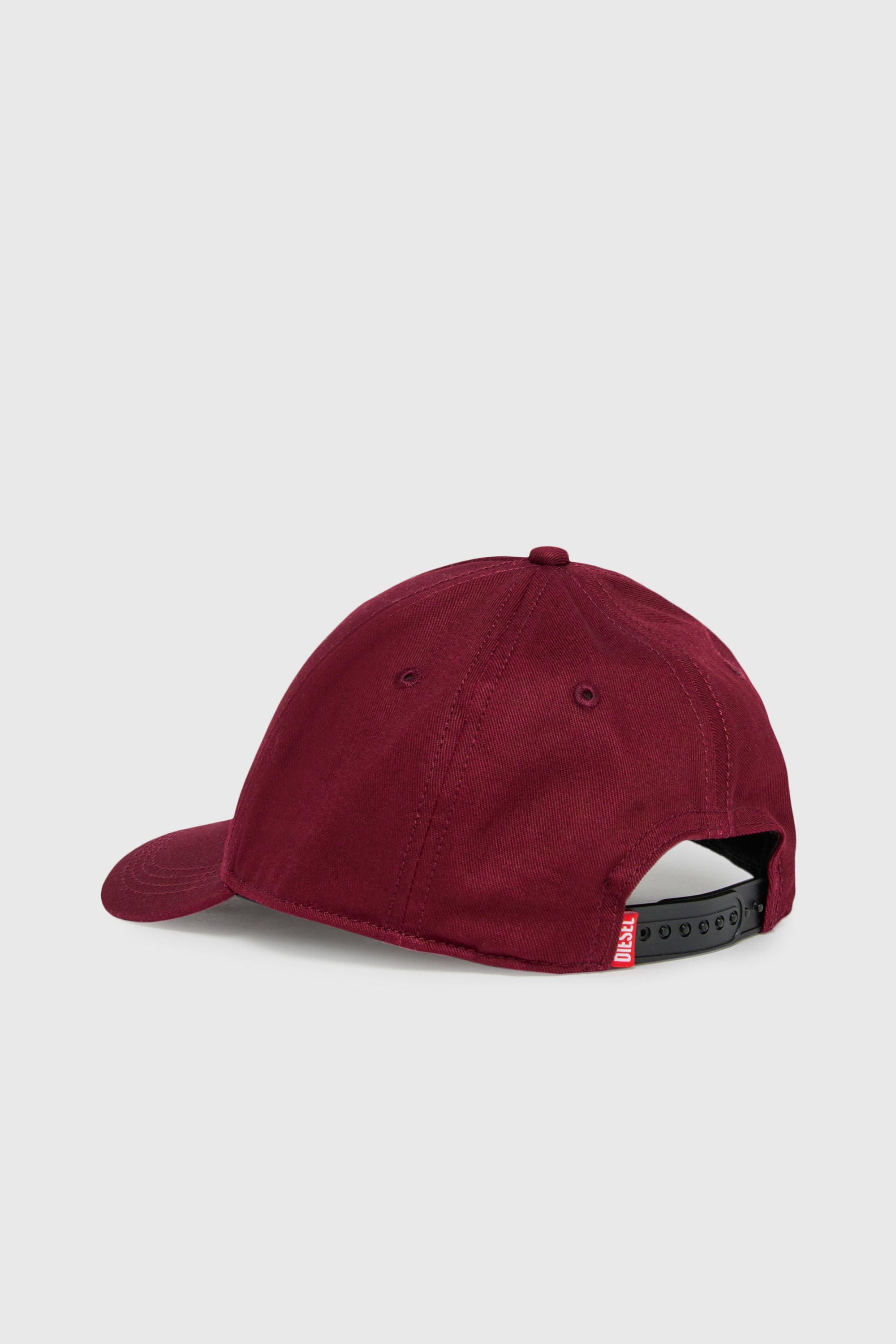 Diesel - FLIMO, Cappellino da baseball con stampa Oval D logo Uomo in Rosso - 2
