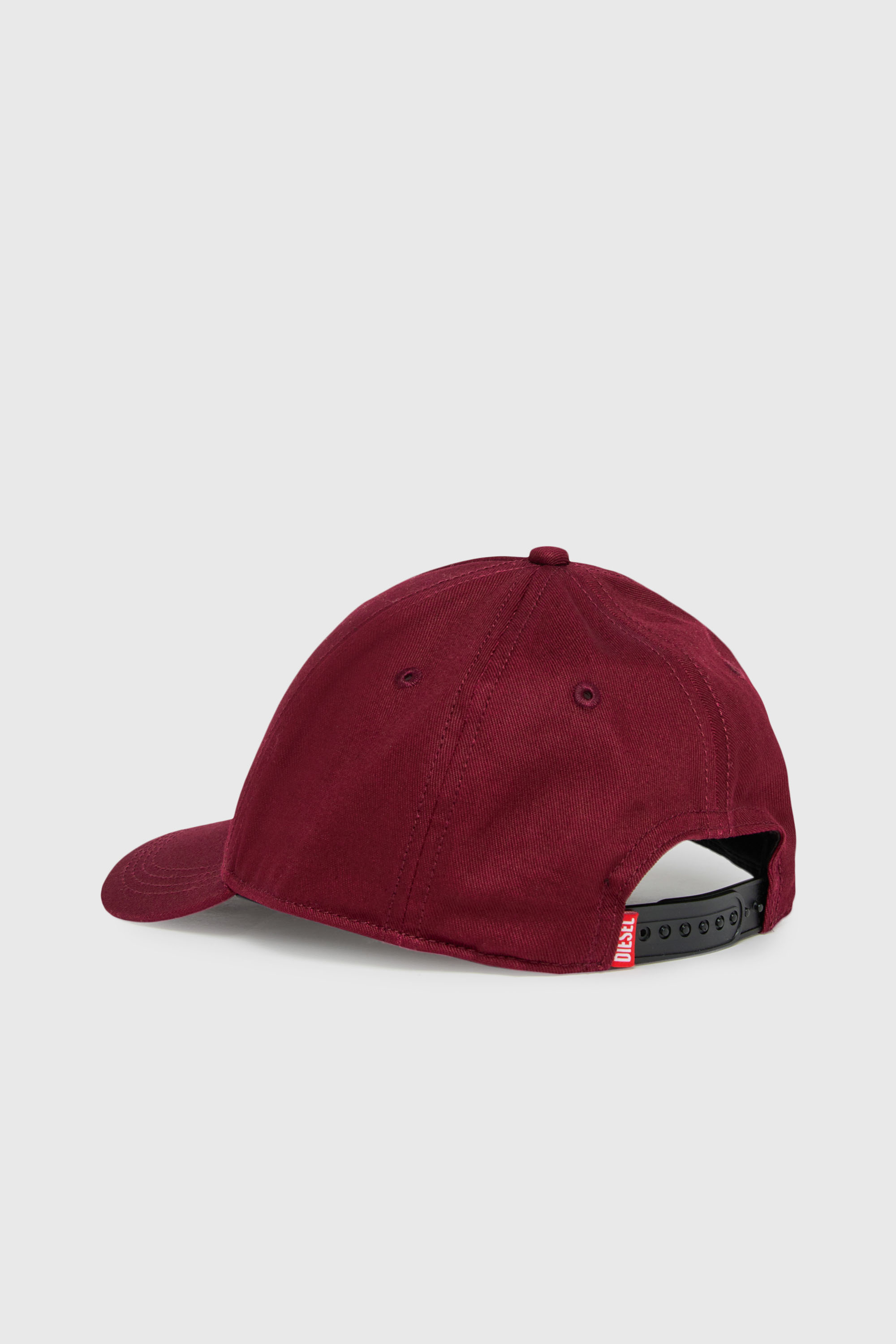 Diesel - FLIMO, Cappellino da baseball con stampa Oval D logo Uomo in Rosso - 2