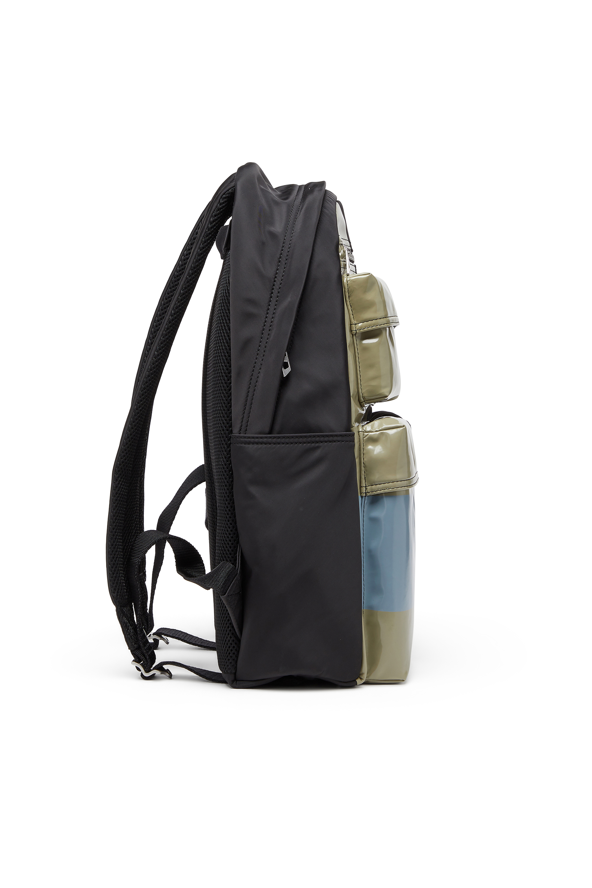 Diesel - MULTI-PKTS BACKPACK X, Multi-Pkts - Zaino color-block con tasche multiple Unisex in Multicolor - 4