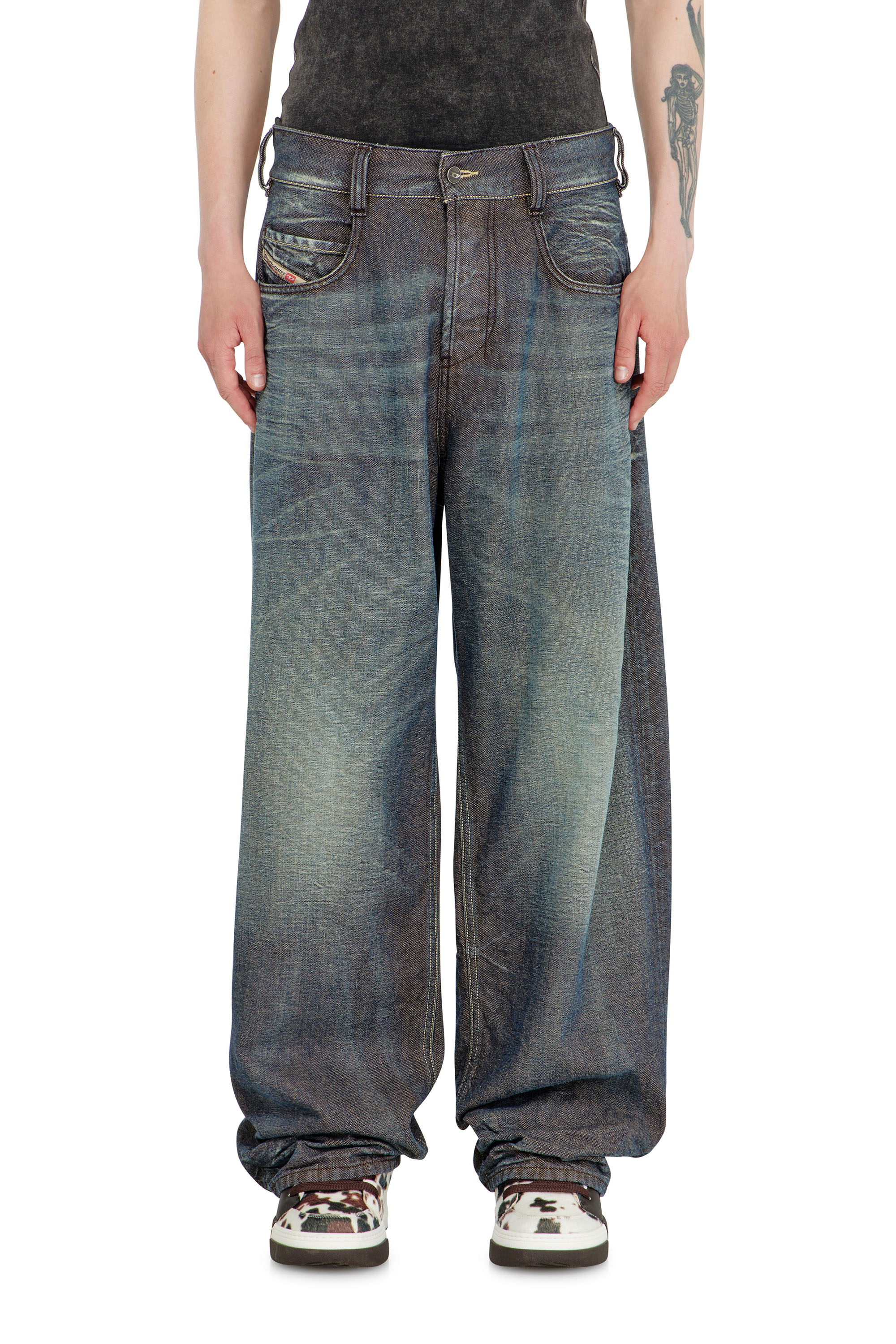 Diesel - Relaxed Jeans 1997 D-Enim-M 007EM Unisex, Blu Scuro - Image 4