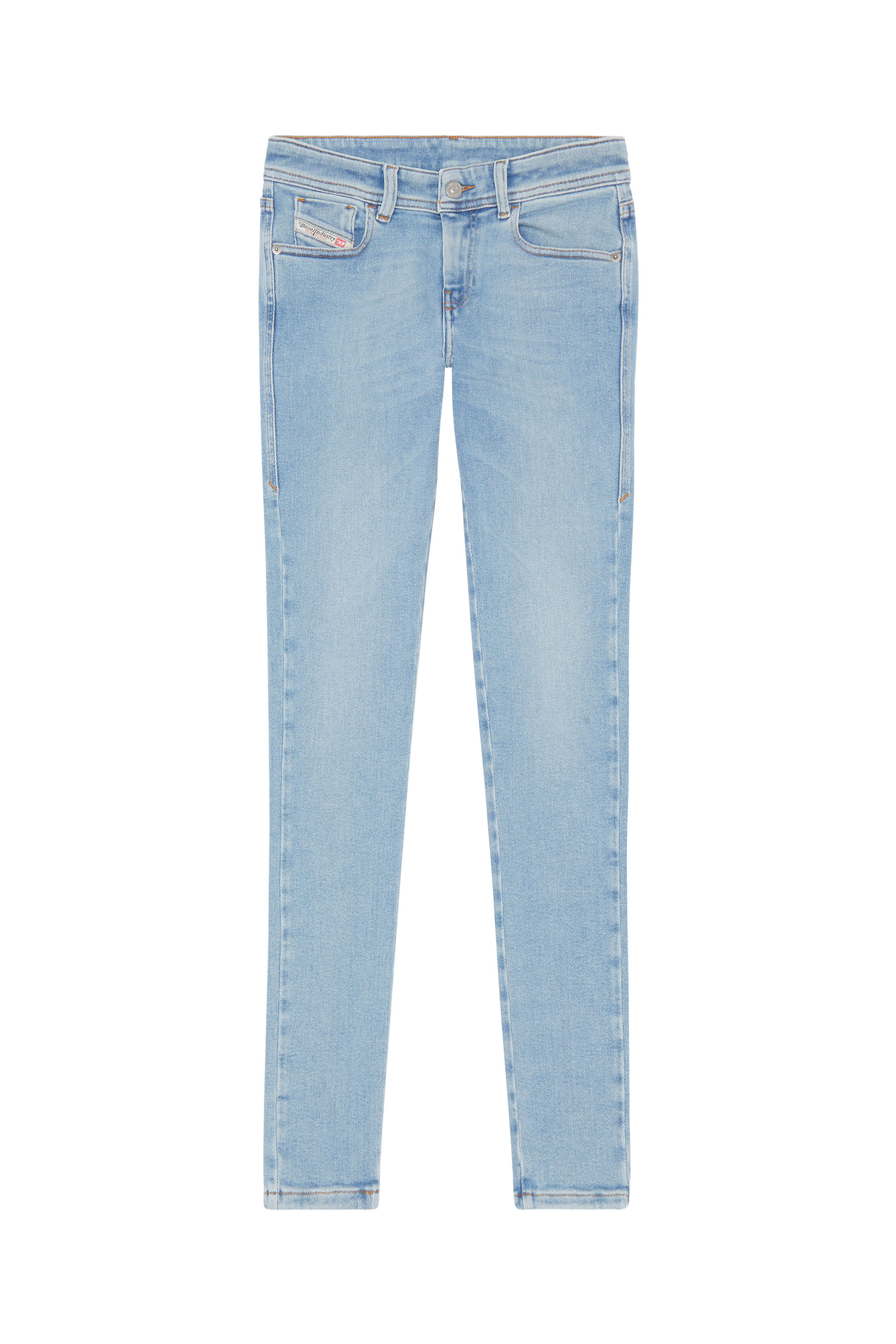 Diesel - Super skinny Jeans 2017 Slandy 09F87, Blu Chiaro - Image 4