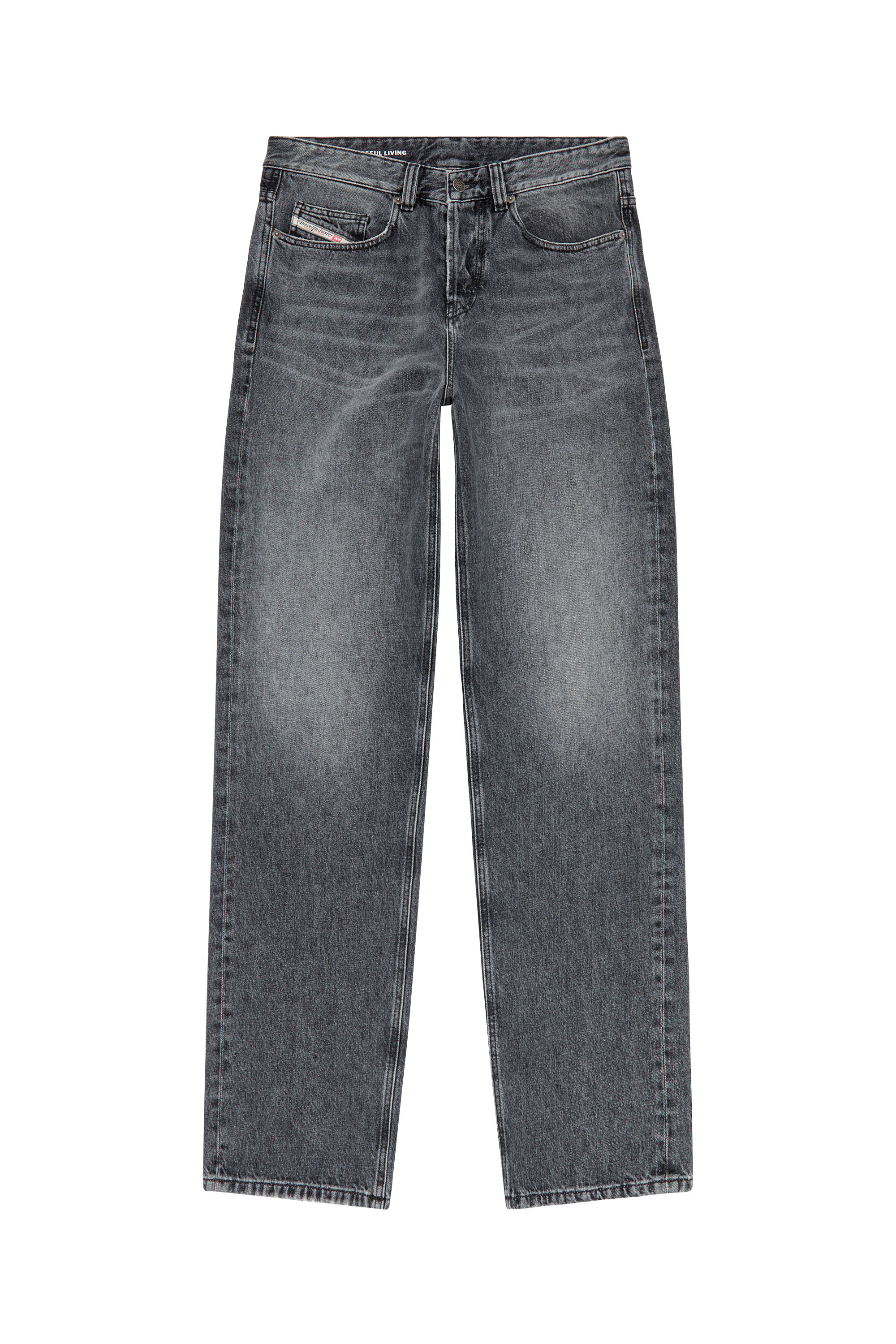 Diesel - Straight Jeans 2001 D-Macro 007X3, Grigio scuro - Image 1