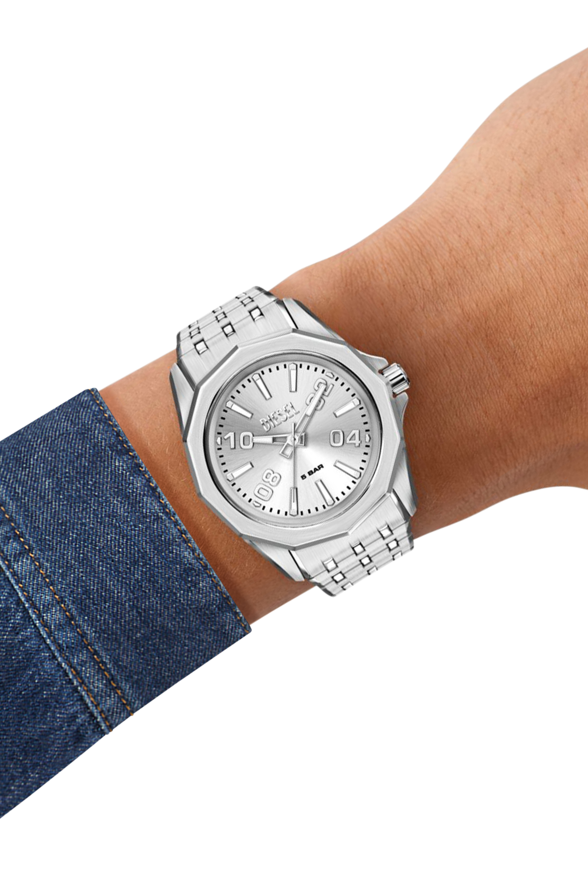 Diesel - DZ2236 WATCH, Orologio Stinger in acciaio inox Uomo in Argento - 7