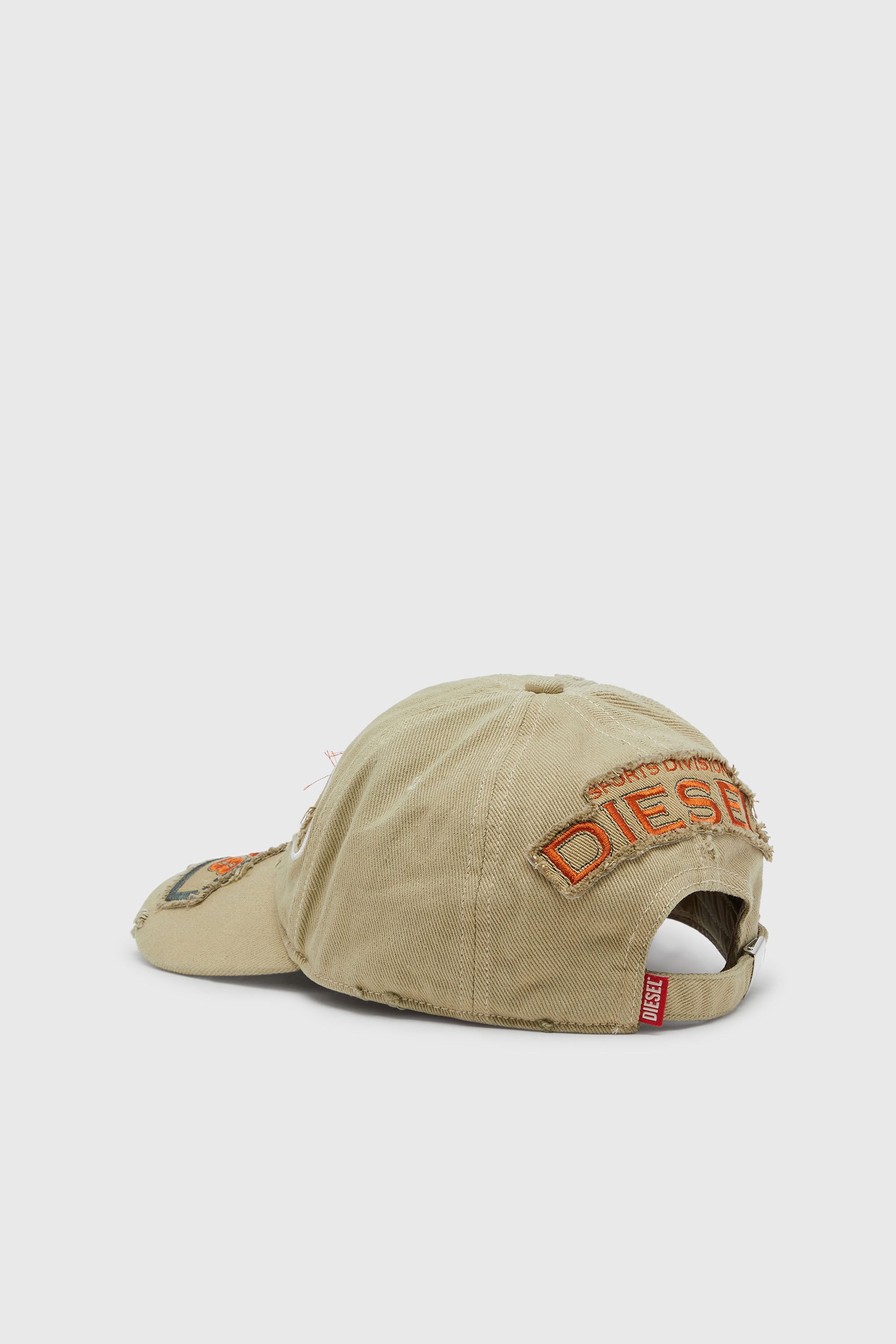 Diesel - C-BRAFF, Cappello da baseball con patch ricamate Unisex in Marrone - 2