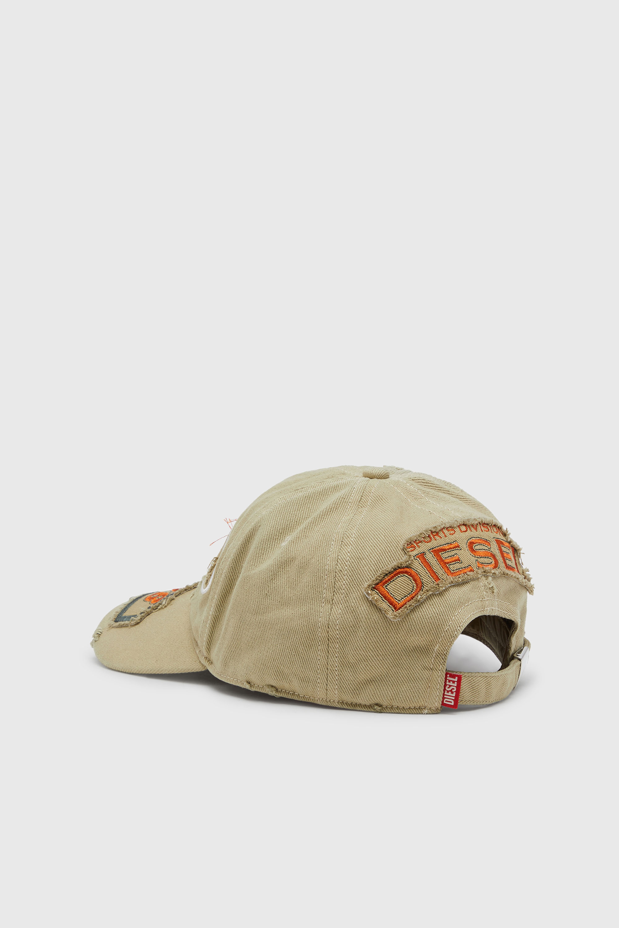 Diesel - C-BRAFF, Cappello da baseball con patch ricamate Unisex in Marrone - 2