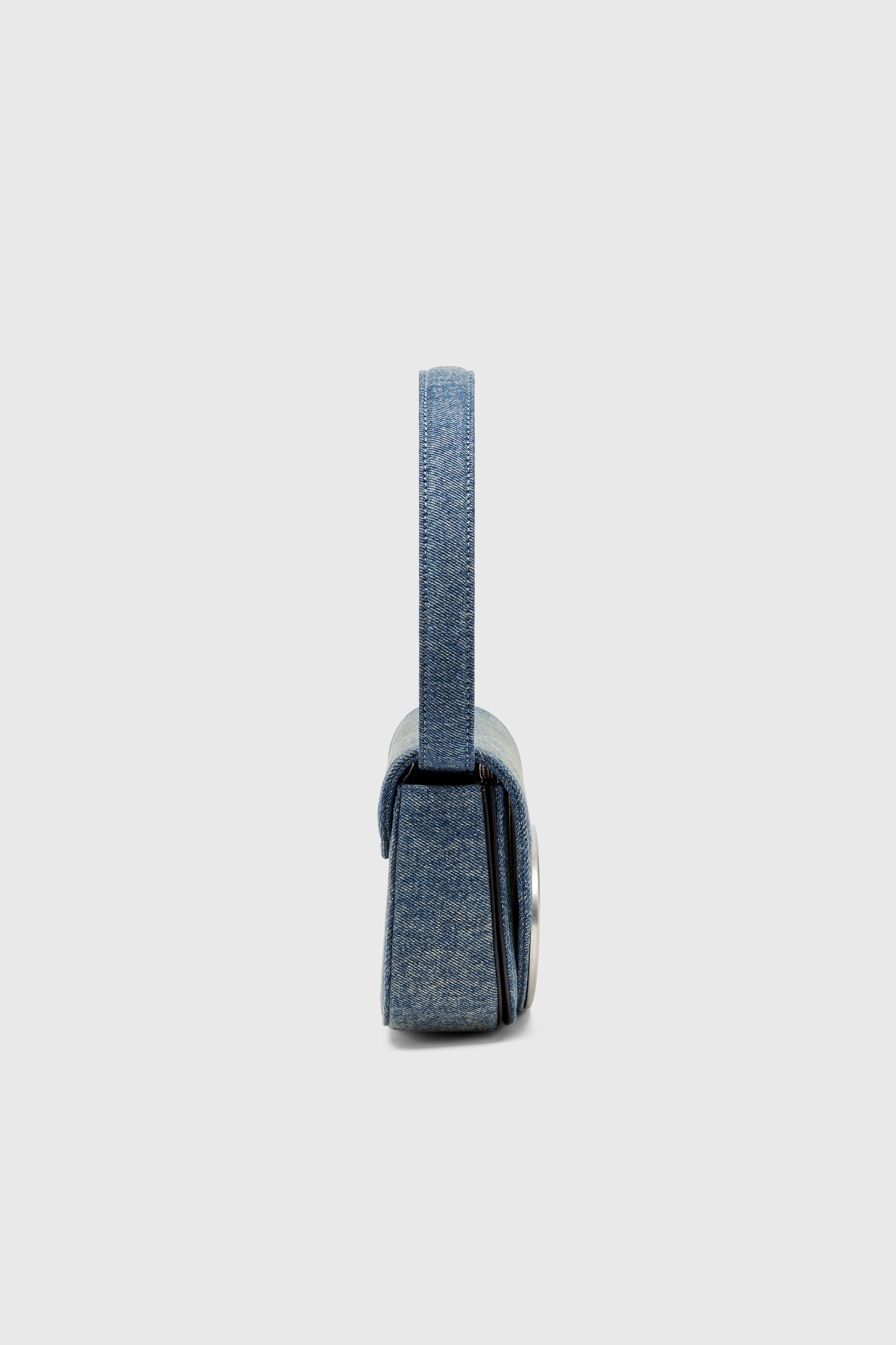 Diesel - 1DR, Woman's 1DR-Iconic shoulder bag in solarised denim in Blue - 5