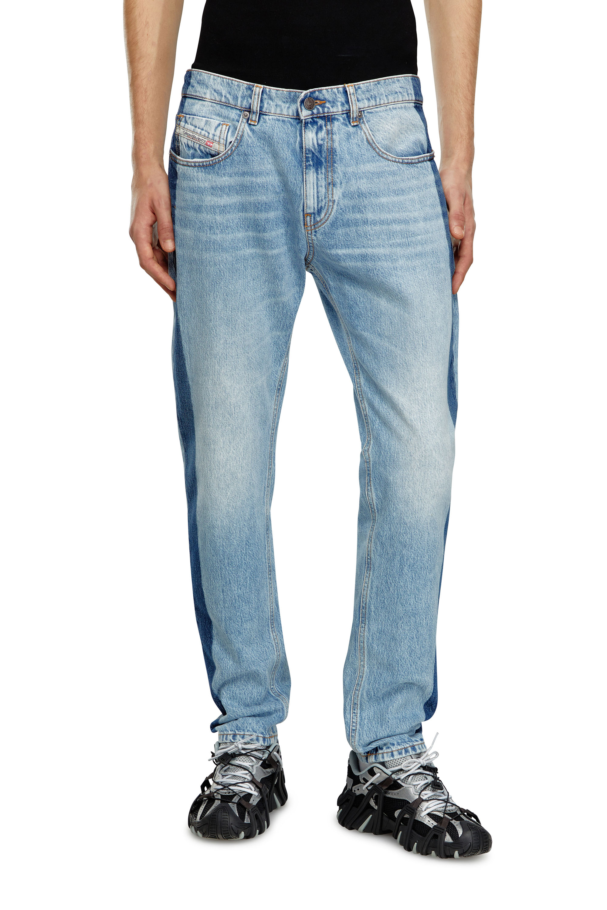 Diesel - Slim Jeans 2019 D-Strukt 0GHAC, Blu Chiaro - Image 2