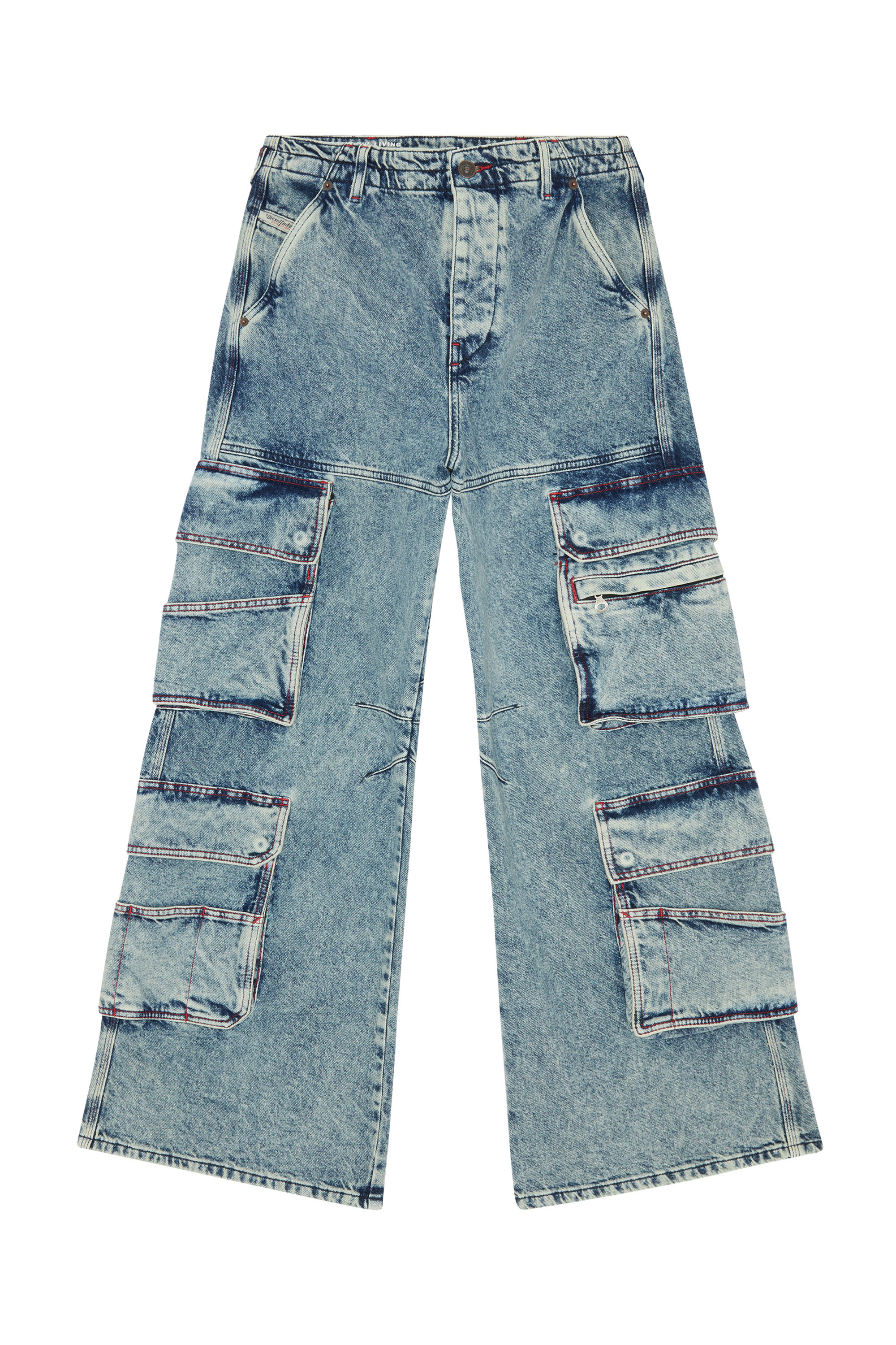 Diesel - Straight Jeans 1996 D-Sire 0EMAN, Blu medio - Image 3