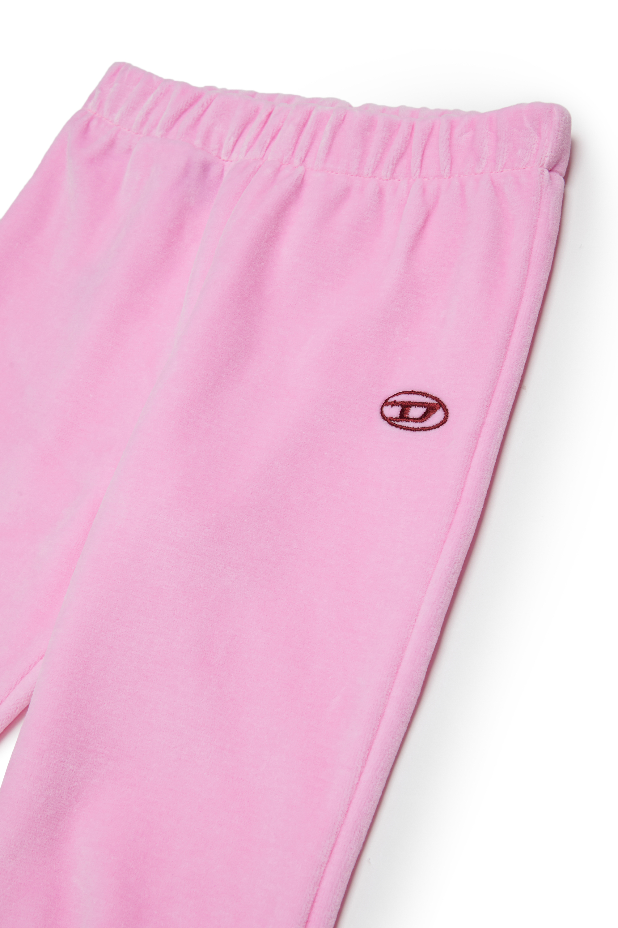 Diesel - PHENIB, Pantaloni in velluto con ricamo Oval D Uomo in Rosa - 3
