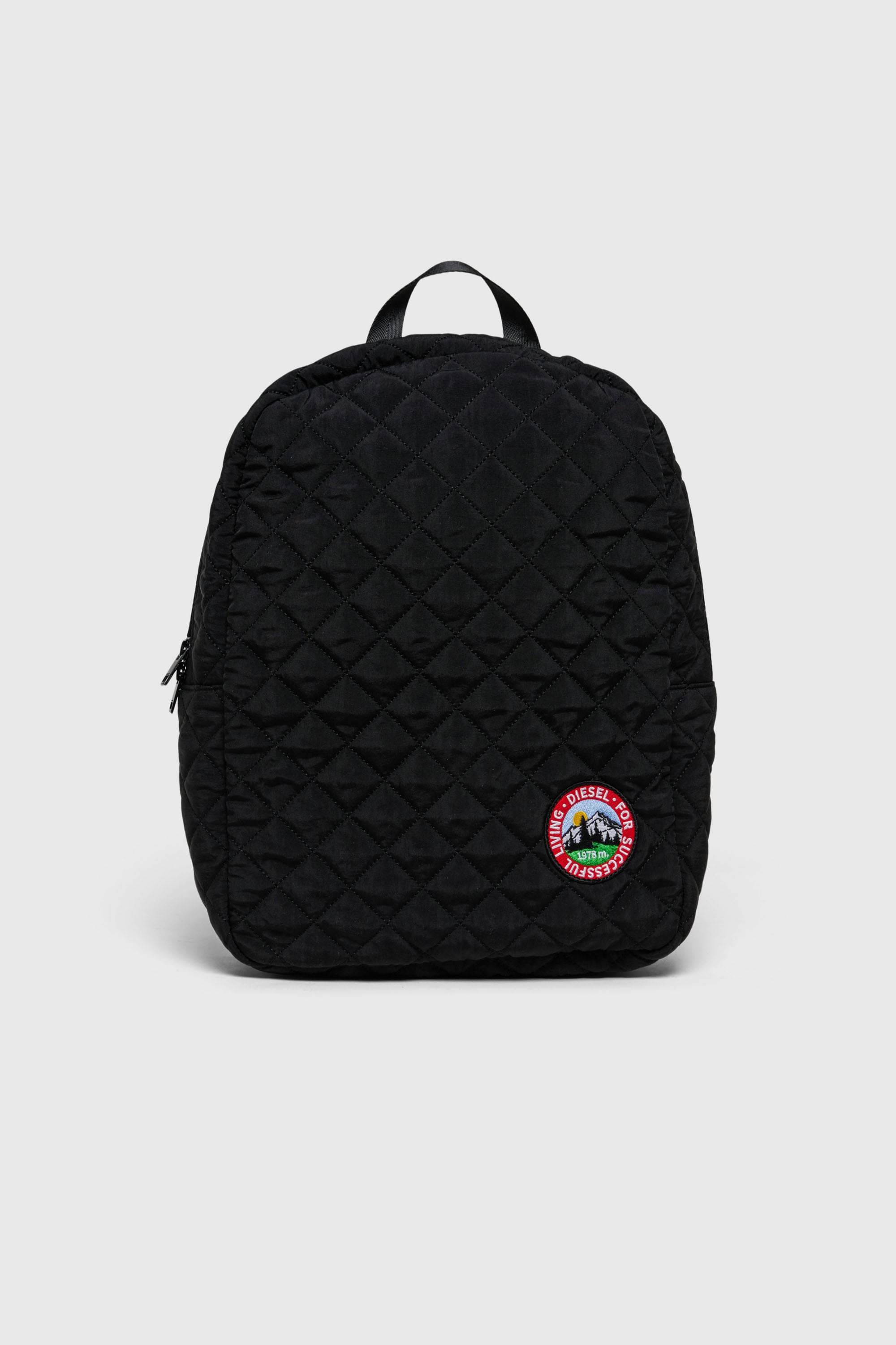 Diesel - WMENT, WMENT - Zaino in nylon trapuntato Unisex in Nero - 1