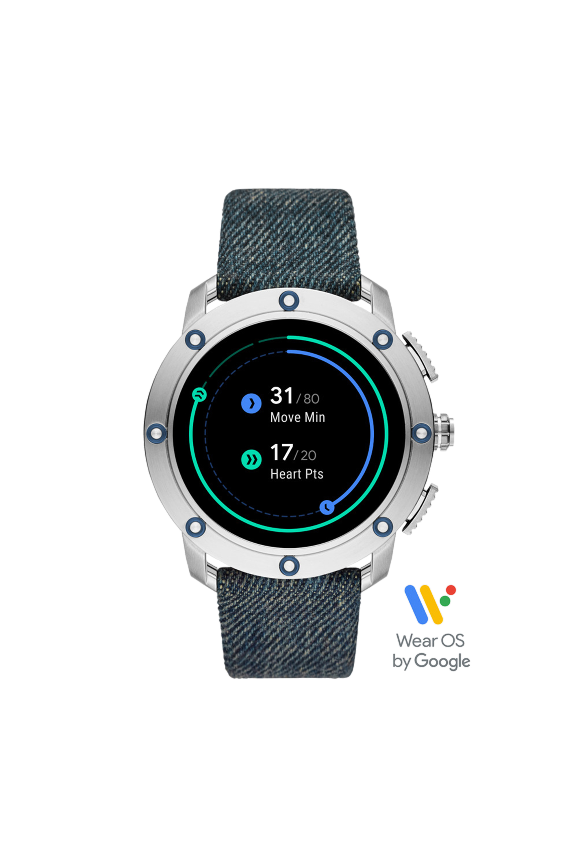 Diesel - DZT2015, Smartwatch Axial in denim blu Uomo in Blu - 5