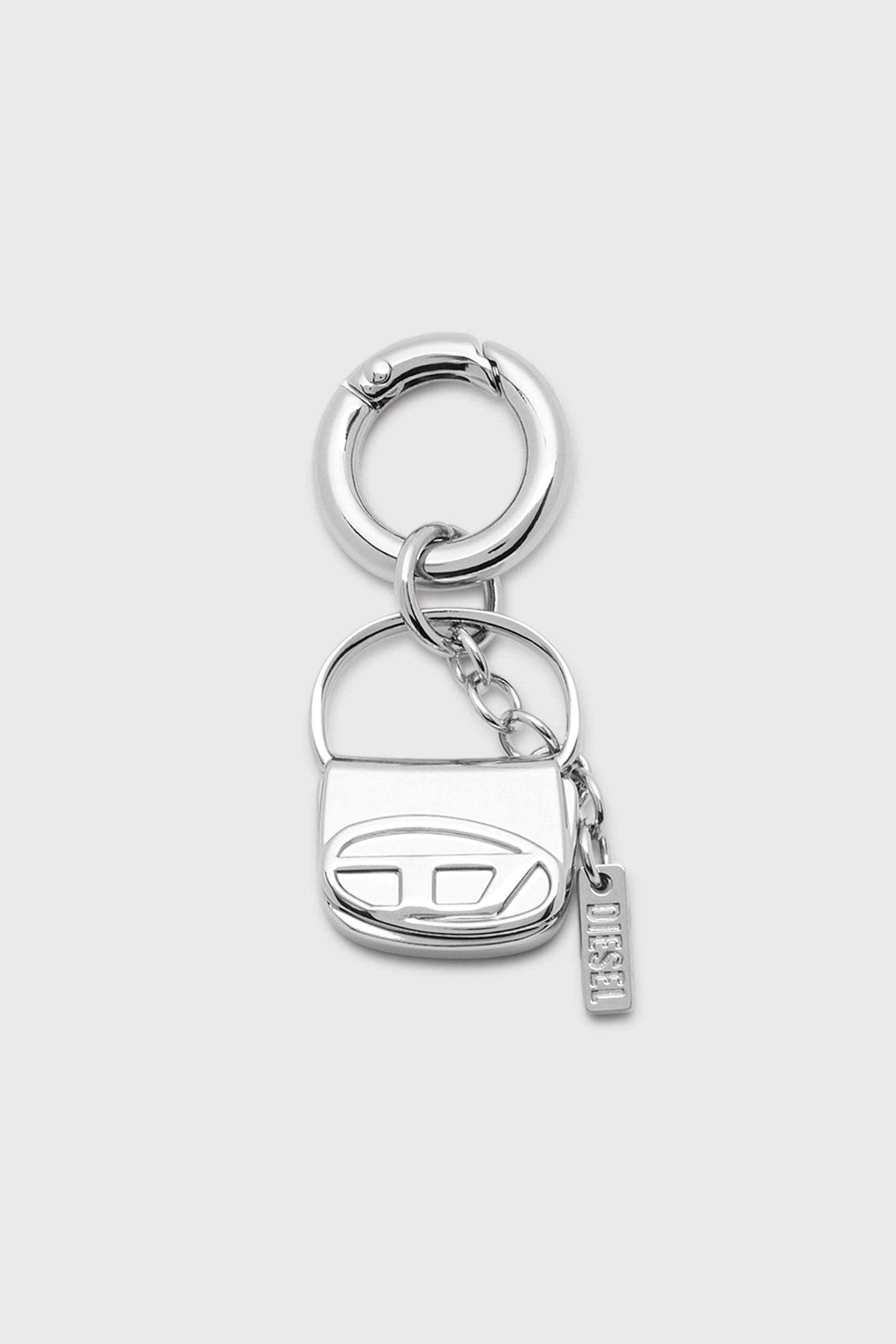 Diesel - CHARM-1DR, Woman's Metal charm with mini 1DR charm in Silver - 1