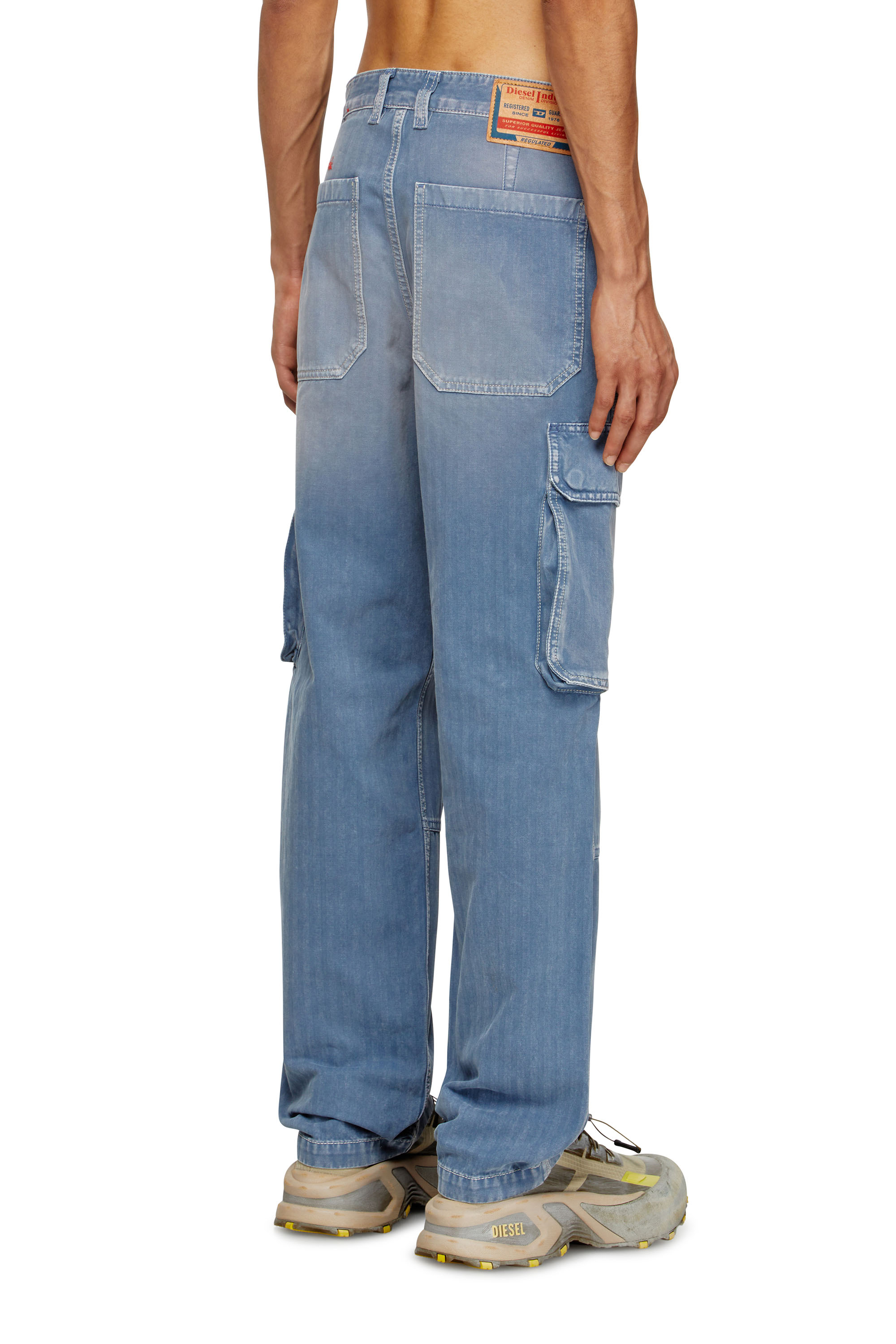 Diesel - Regular Jeans D-Uty 09M93 Uomo, Blu - Image 4