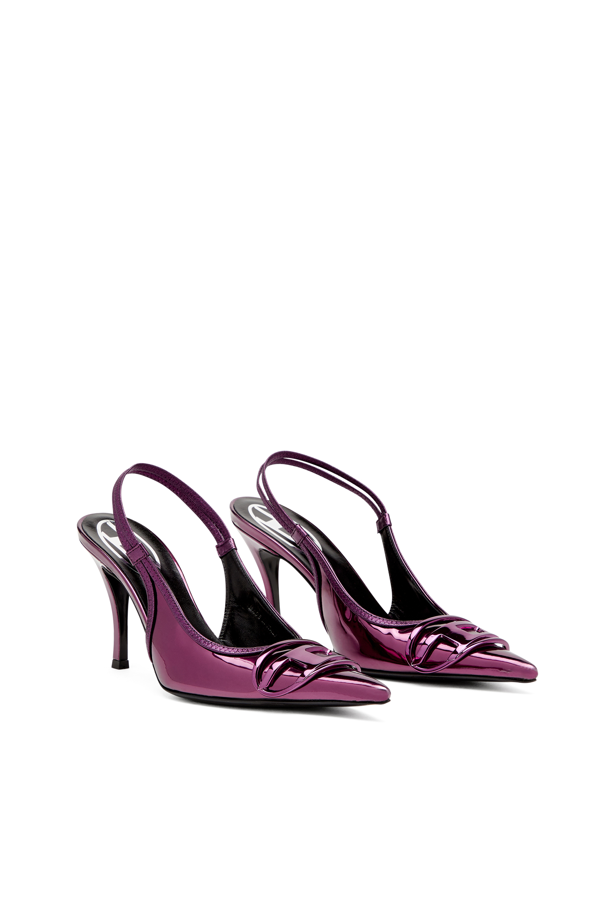 Diesel - D-VENUS SB, D-Venus-Pump con effetto specchiato Donna in Viola - 2