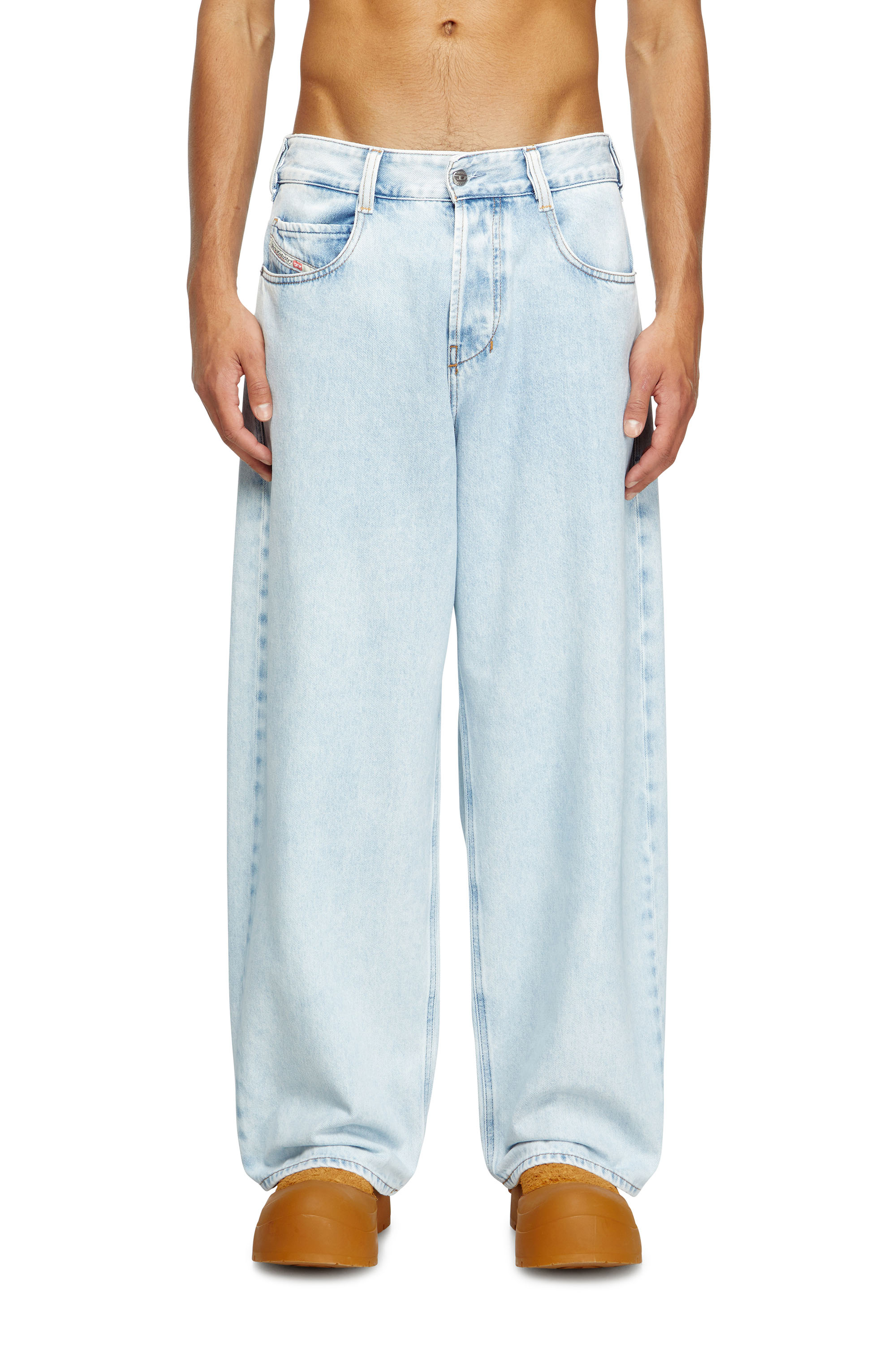 Diesel - Relaxed Jeans 1997 D-Enim 09M74 Unisex, Blu Chiaro - Image 1