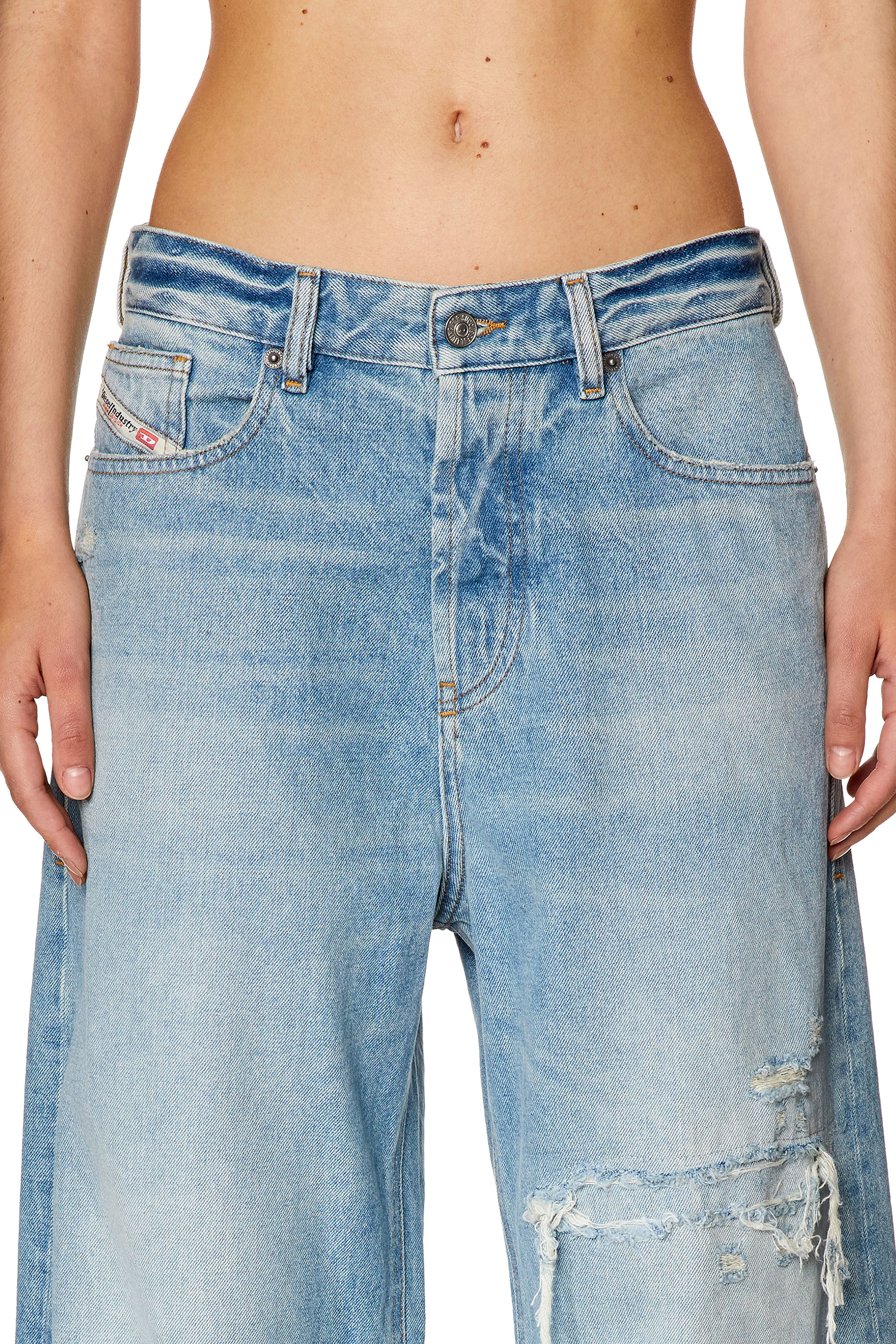 Diesel - 1996 D-Sire 09E25 Straight Jeans, Blu Chiaro - Image 3