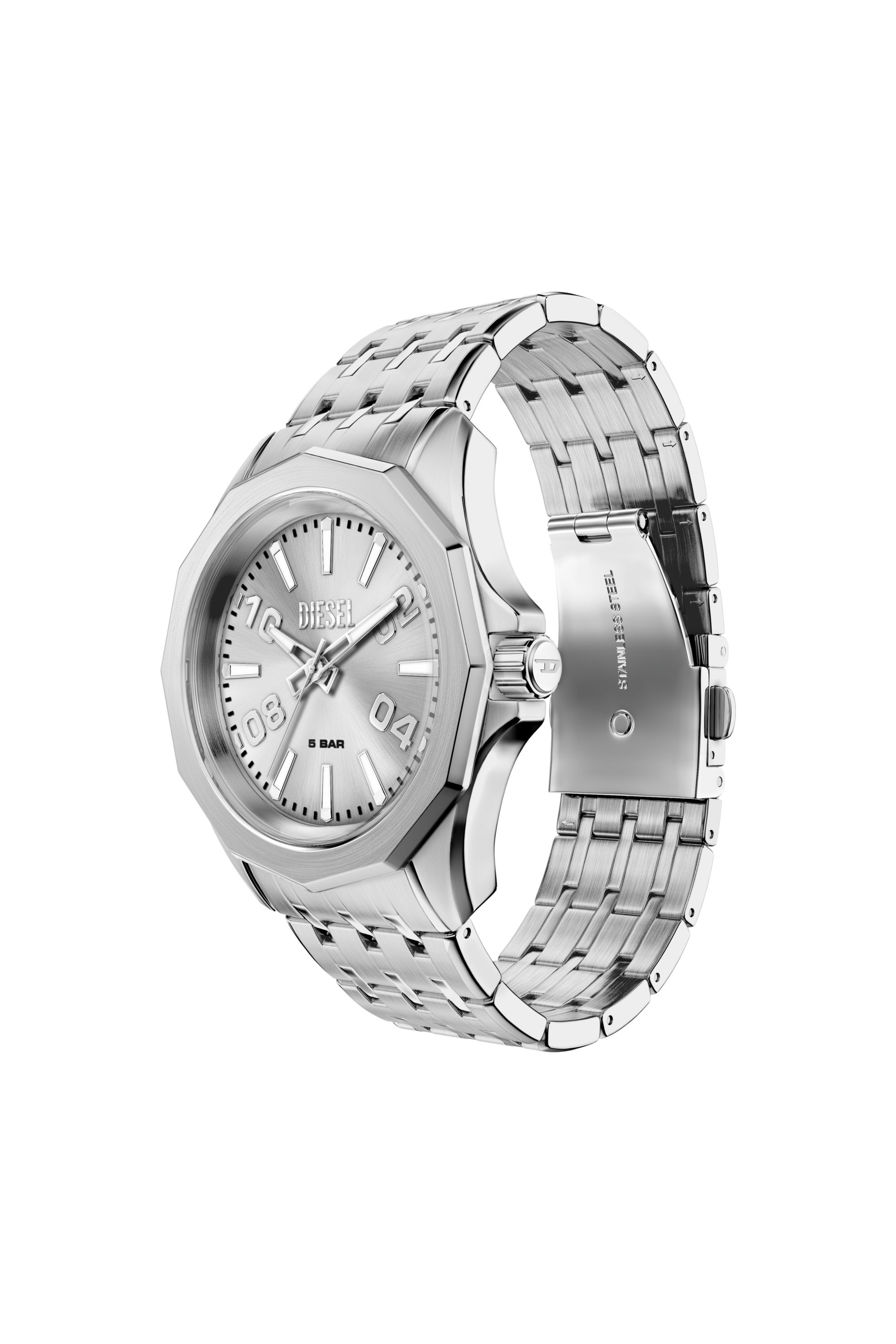 Diesel - DZ2236 WATCH, Orologio Stinger in acciaio inox Uomo in Argento - 4