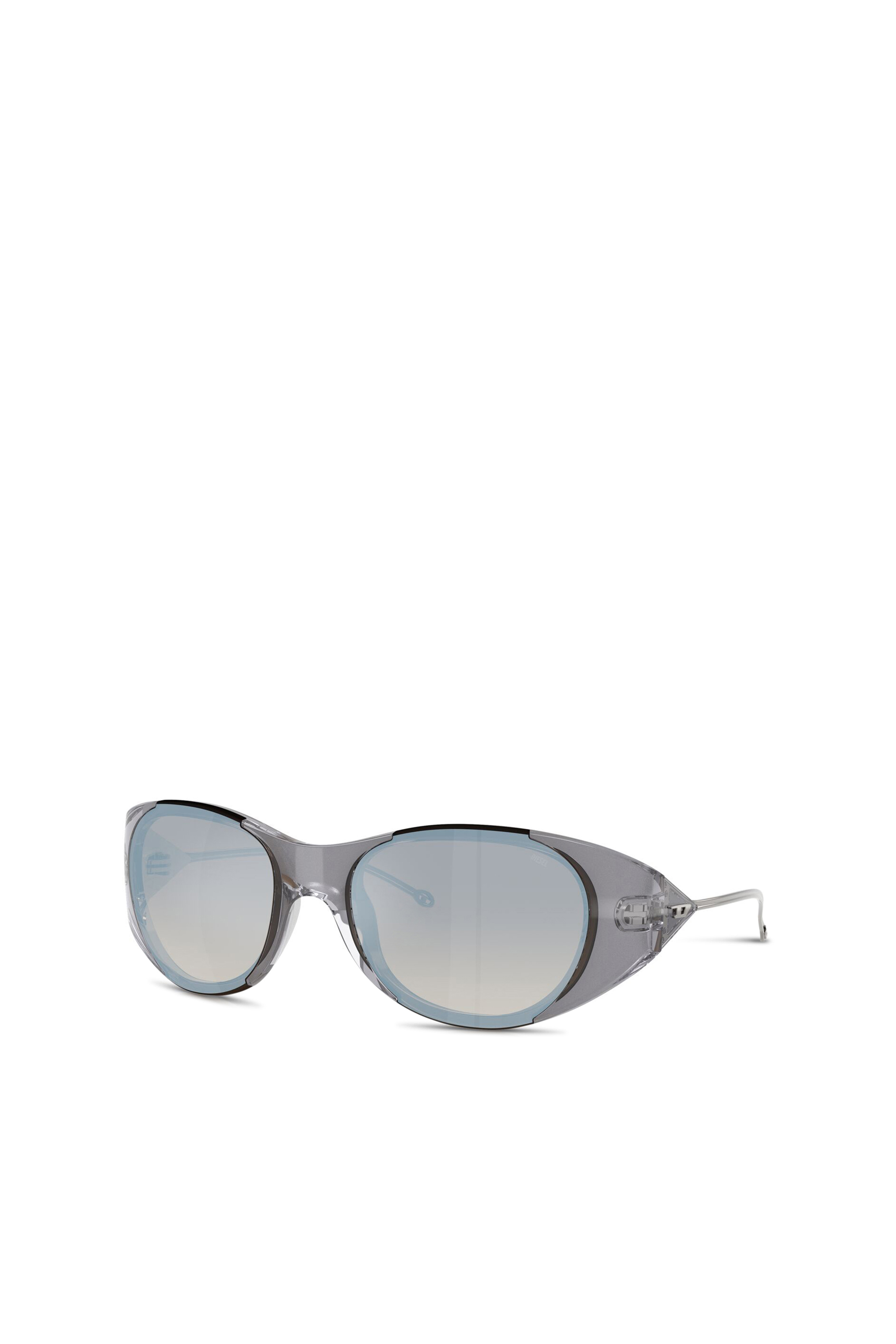 Diesel - 0DL3003, Occhiali da sole ovali Unisex in Grigio - 4