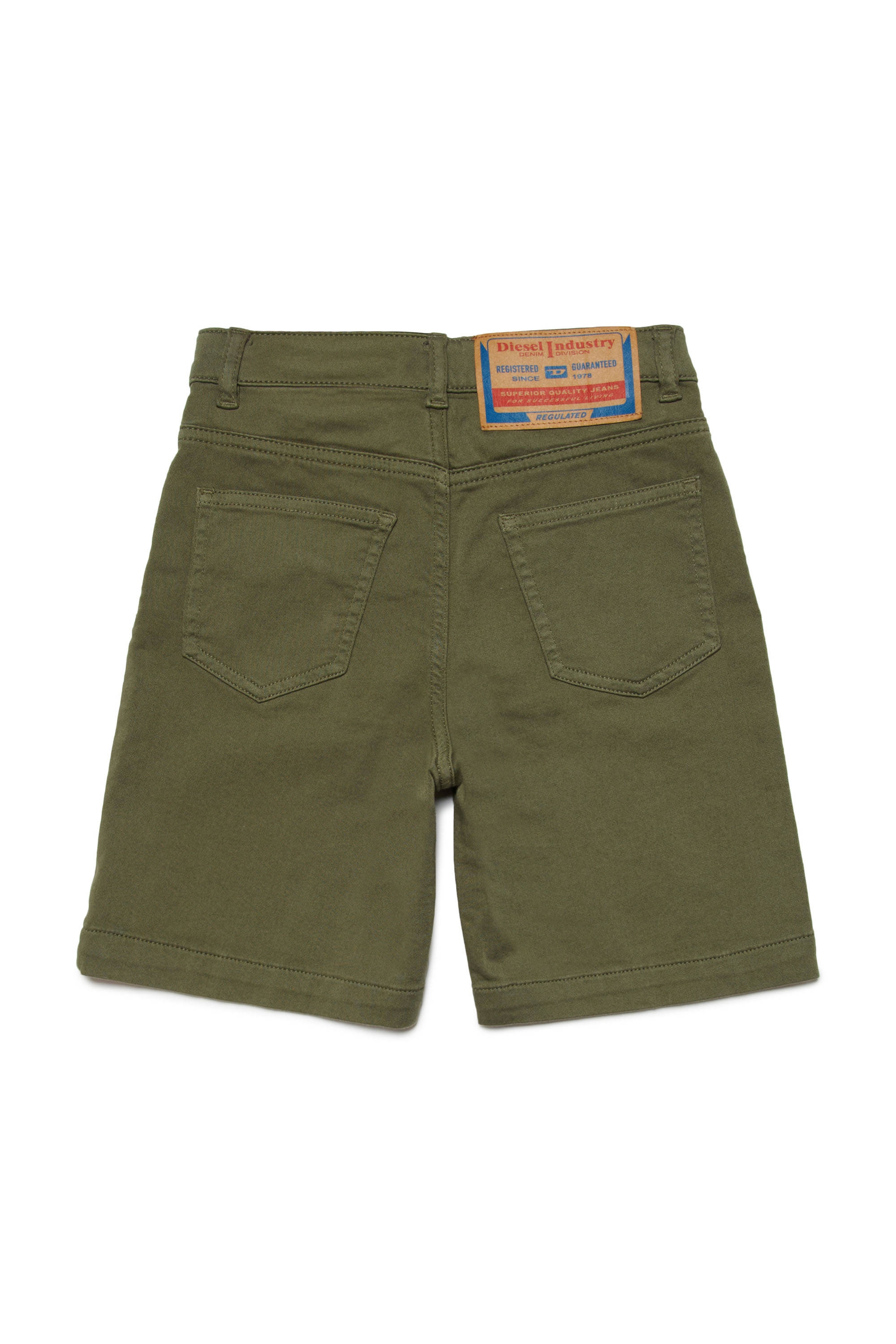 Diesel - D-MACS-SH-J JJJ, Man Bermuda shorts in JoggJeans in Green - Image 2