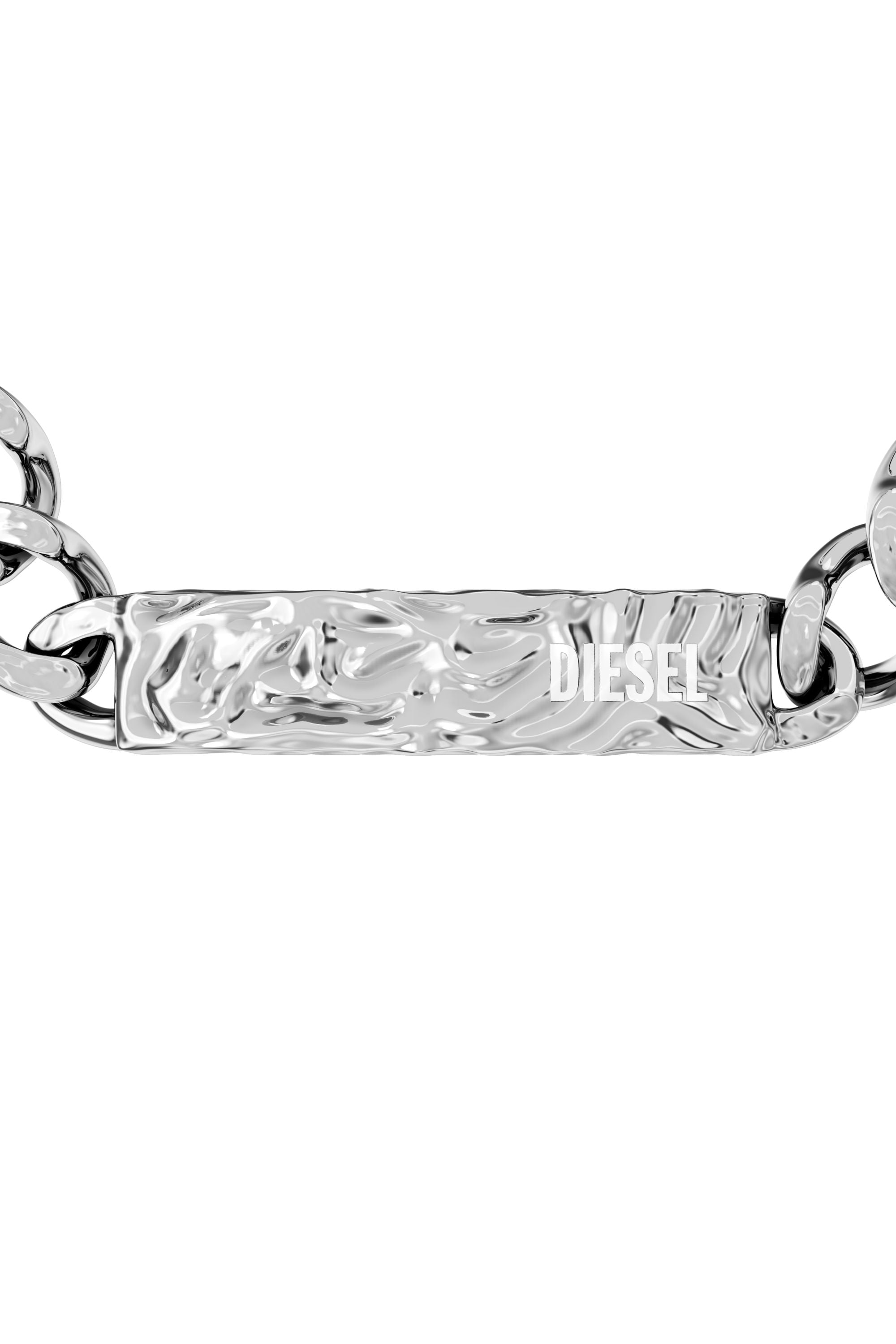 Diesel - DX1732040, Bracciale ID in acciaio inox Unisex in Argento - 4