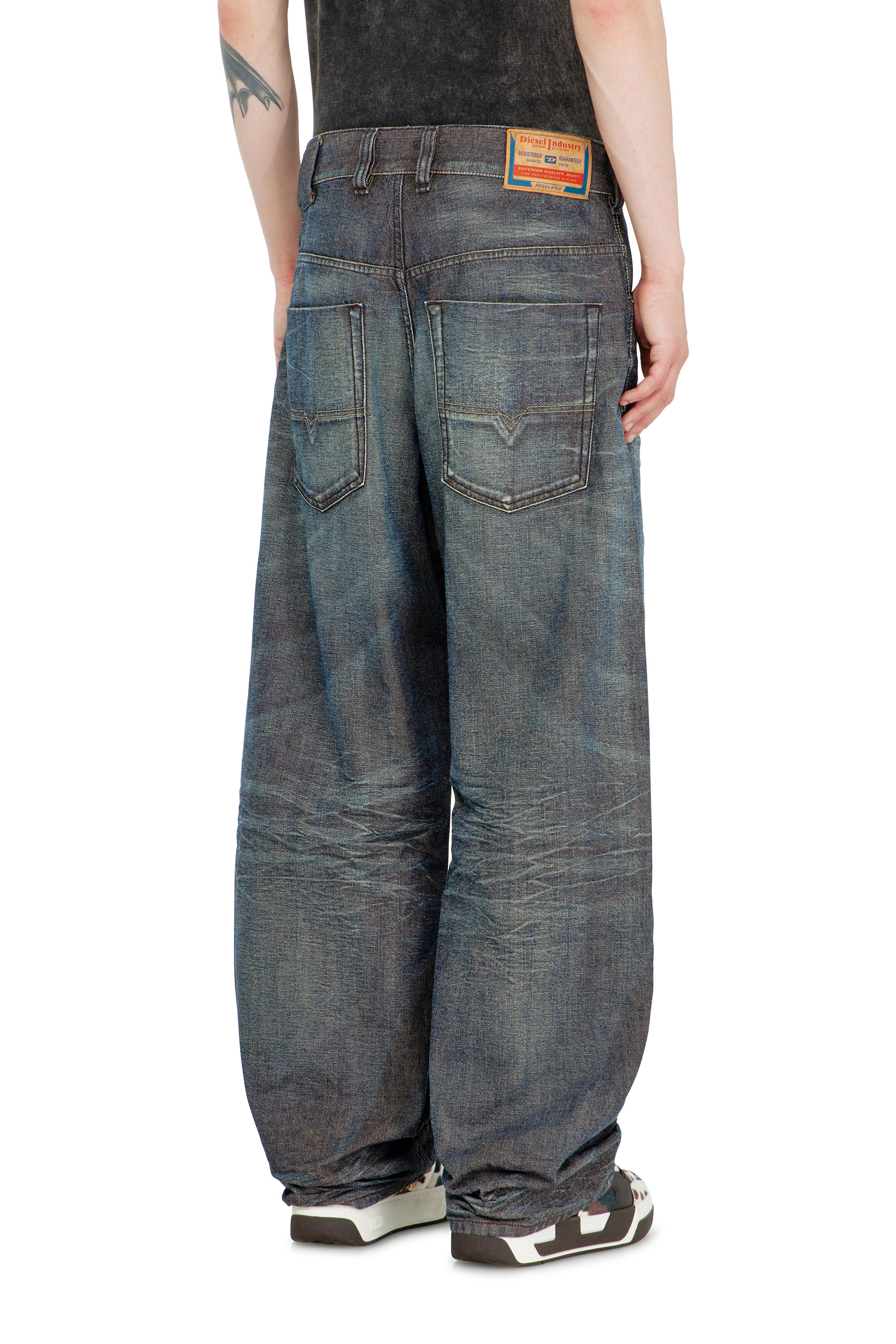Diesel - Relaxed Jeans 1997 D-Enim-M 007EM Unisex, Blu Scuro - Image 5
