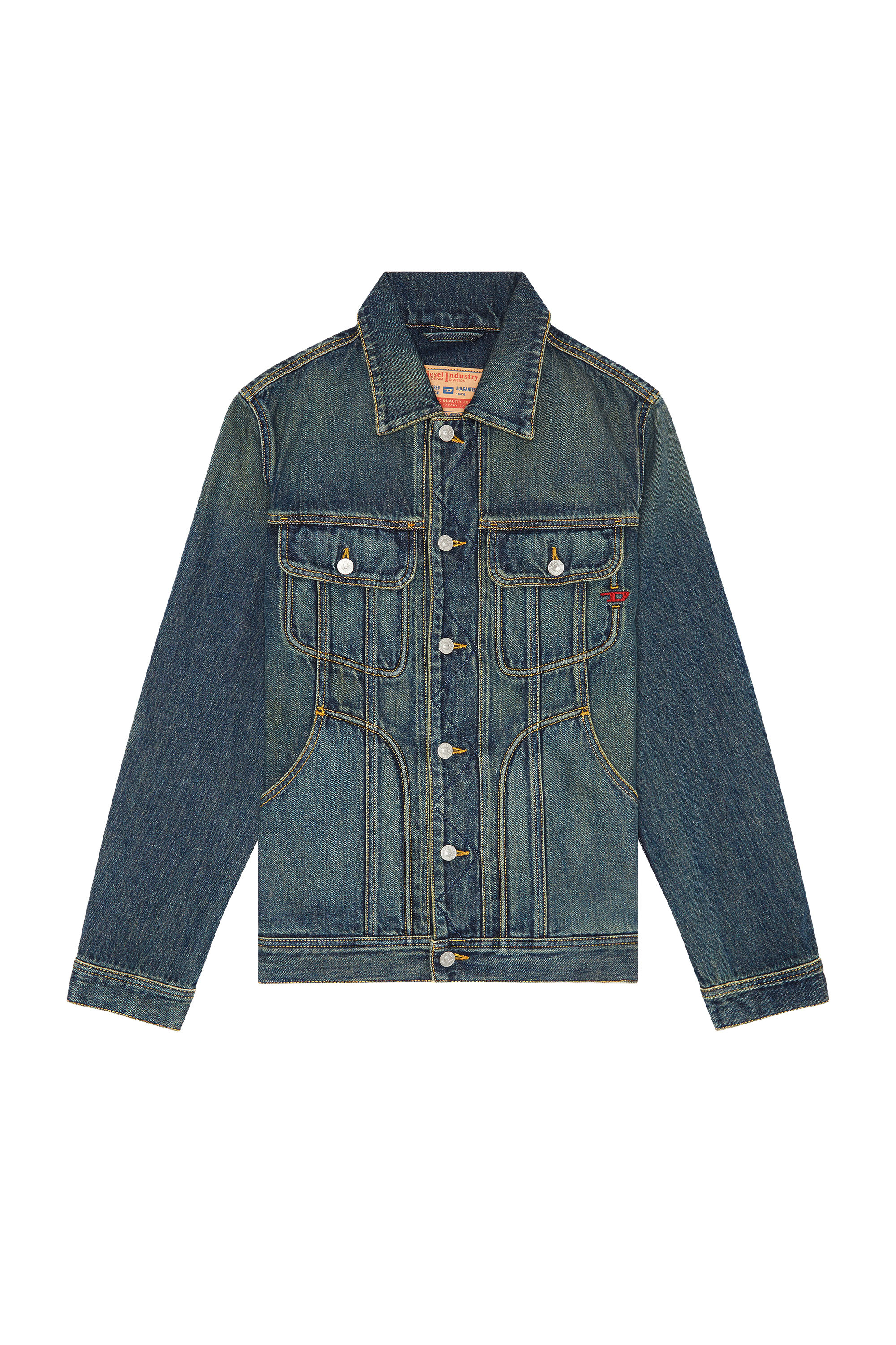 D-RILEY, Blu Scuro - Giacche in denim