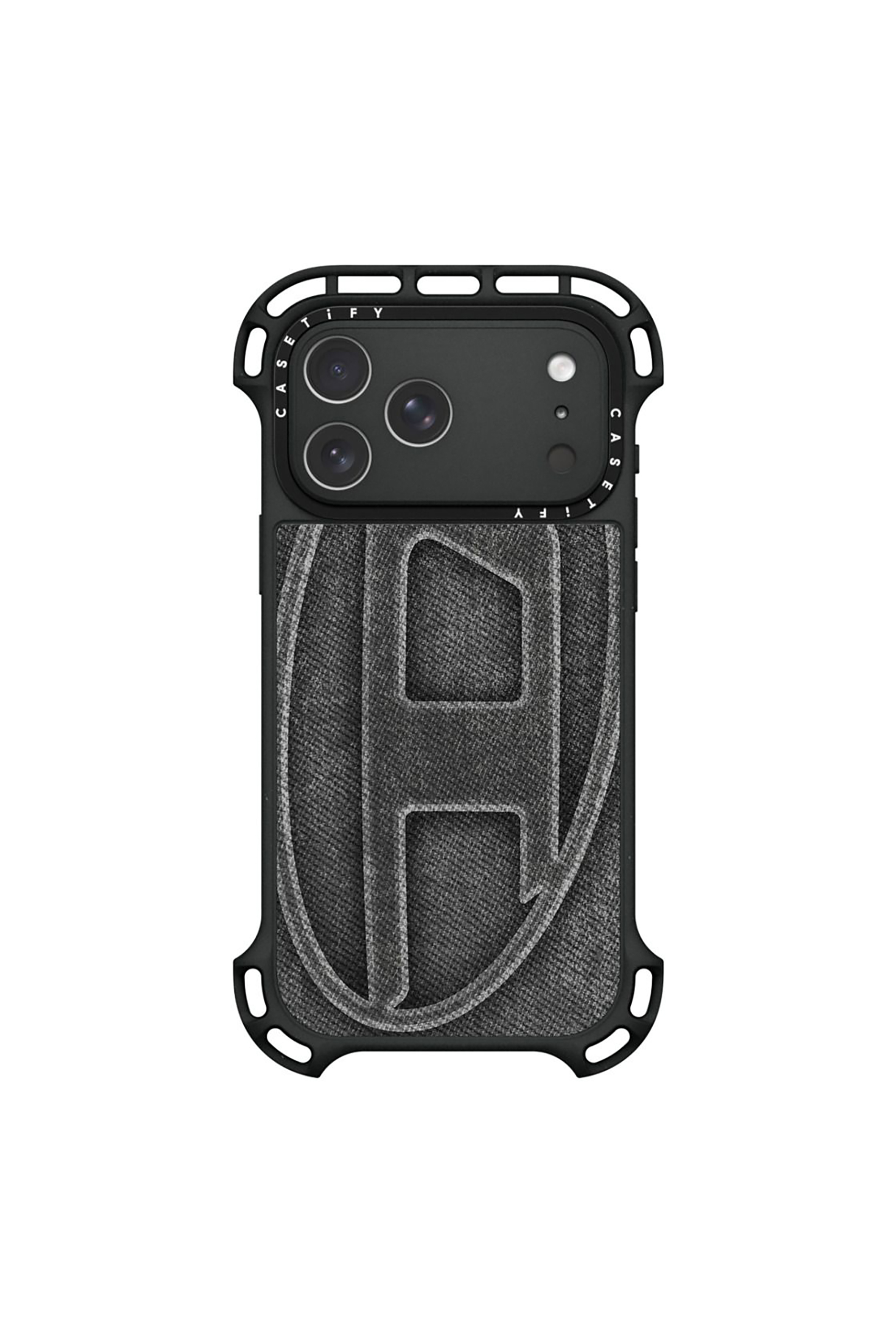 Diesel - 60599 MOULDED CASE, Custodia Oval D per iPhone 17 Pro Max Unisex in Nero - 1