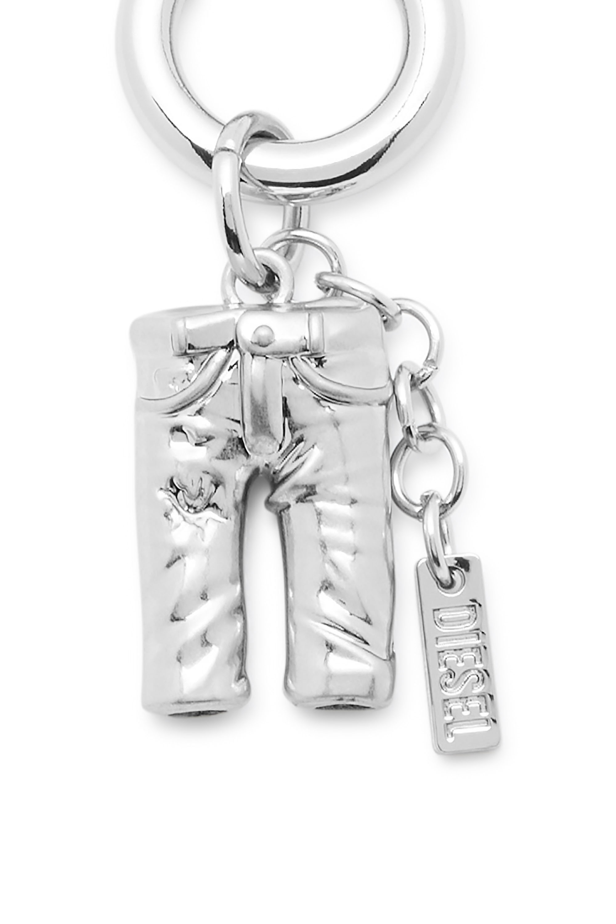 Diesel - CHARM-5PKT, Charm in metallo con dettaglio logo Unisex in Argento - 3