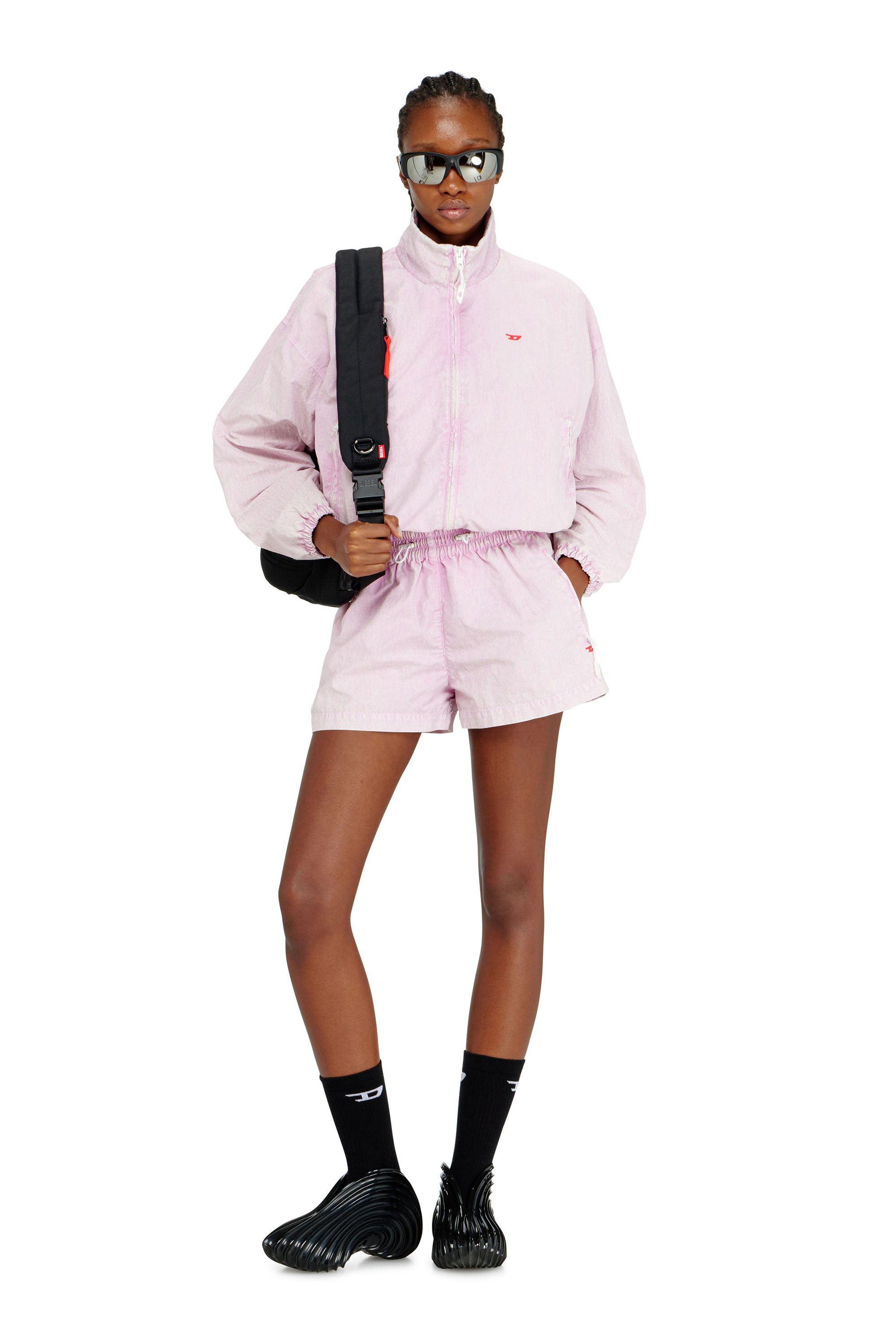 Diesel - MELISSA QUANTUM SNEAKERS X, Sneaker slip-on in Melflex&reg; Unisex in Nero - 2