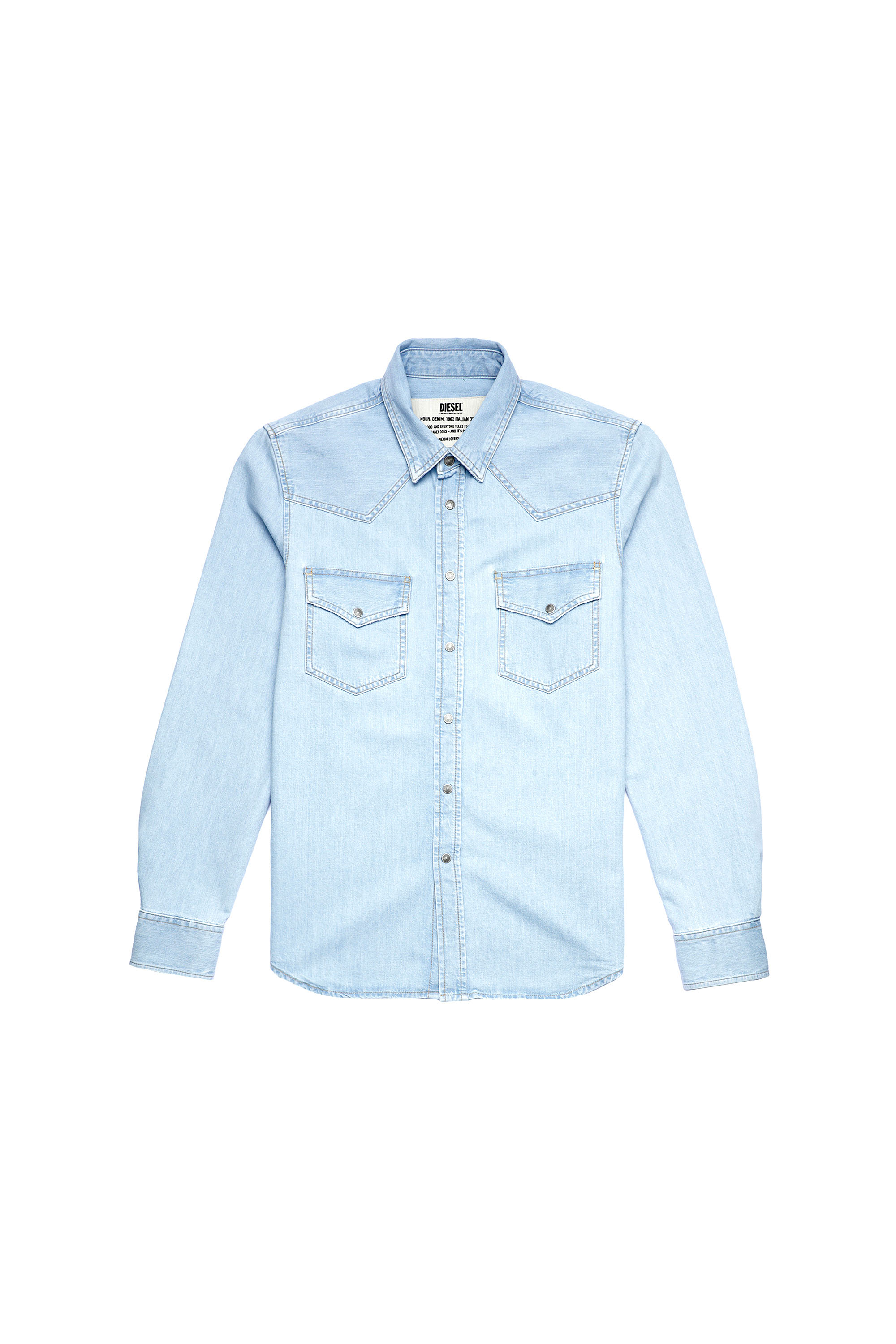 D-EAST-P1, Blu Chiaro - Camicie in Denim