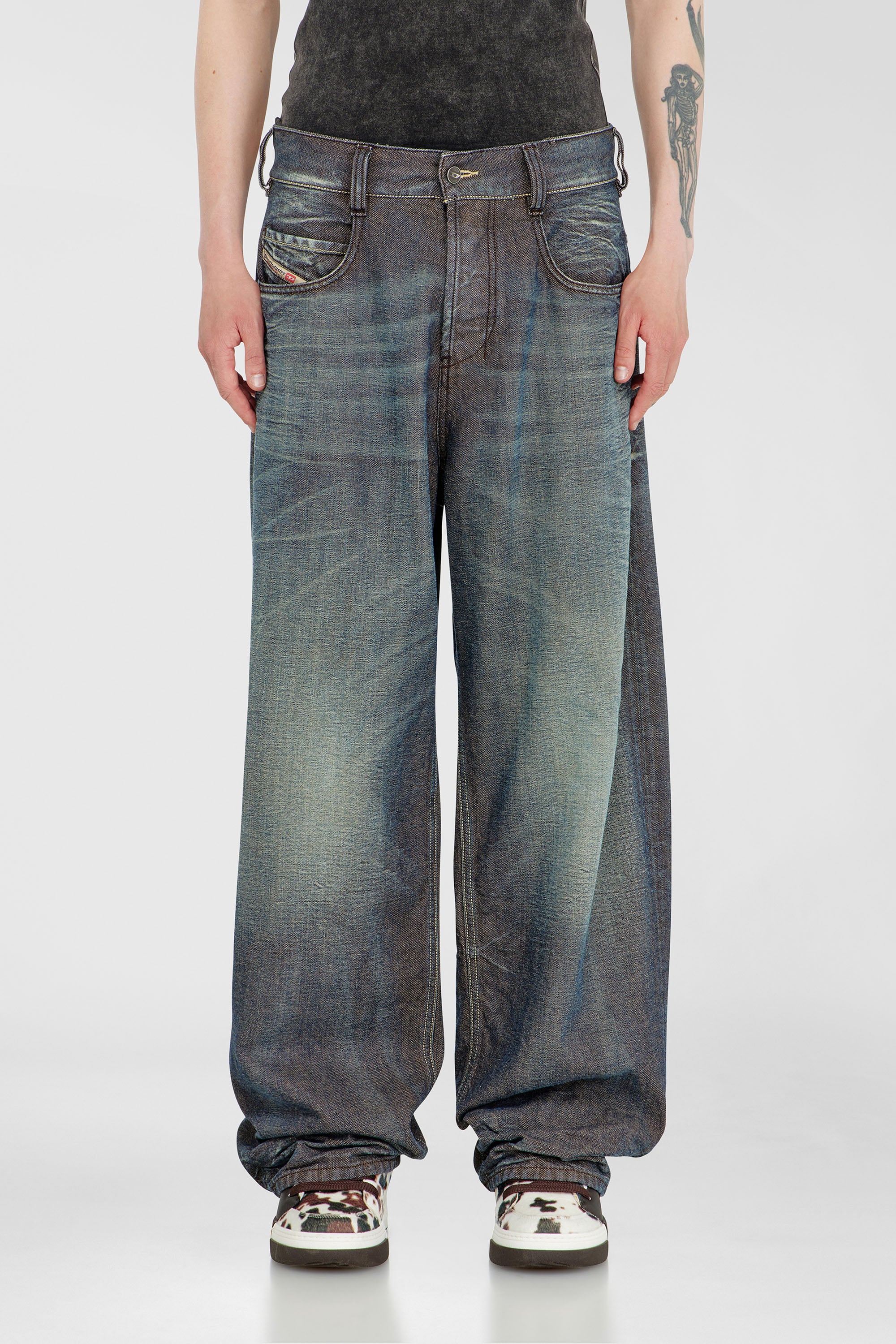 Diesel - Relaxed Jeans 1997 D-Enim-M 007EM Unisex, Blu Scuro - Image 1