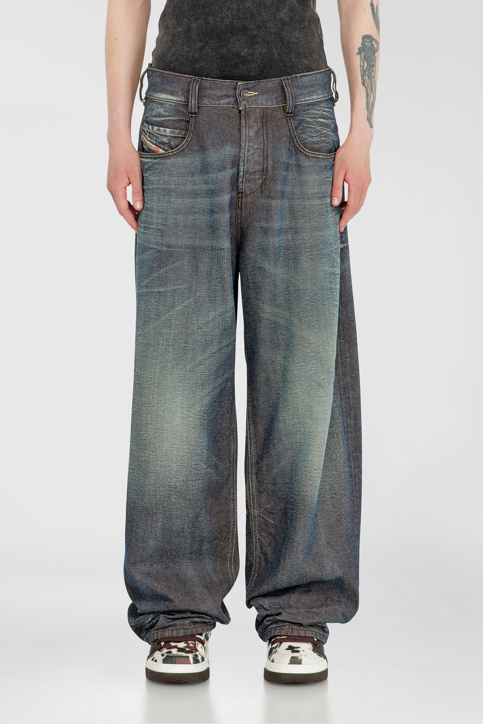 Diesel - Relaxed Jeans 1997 D-Enim-M 007EM Unisex, Blu Scuro - Image 4