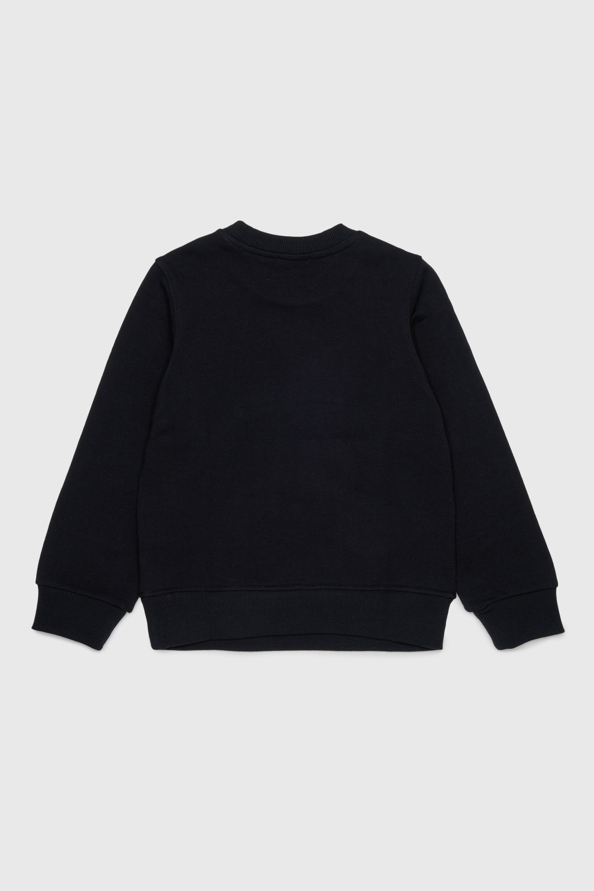 Diesel - SLOMIX, Felpa con logo effetto distressed Uomo in Nero - 2