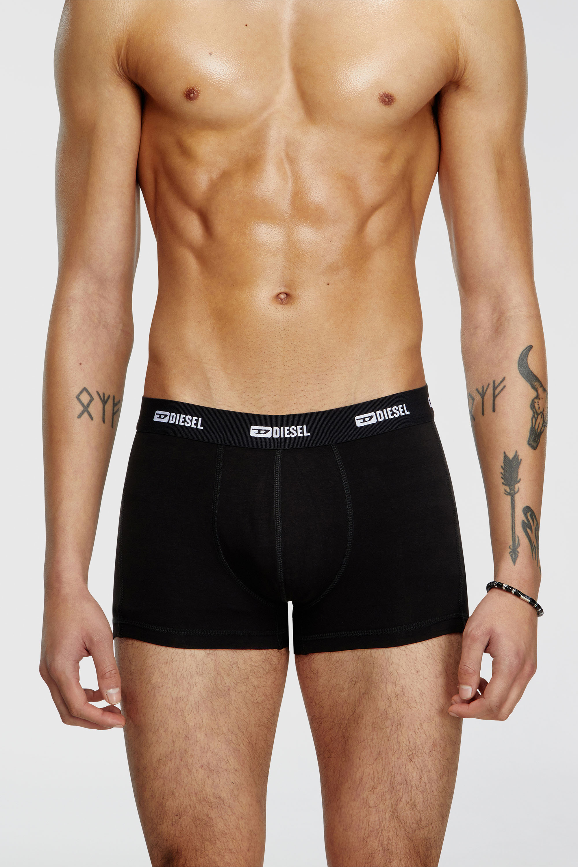 Diesel - DAMIEN-UTLT-3PACK, Set da tre boxer Uomo in Nero - 3