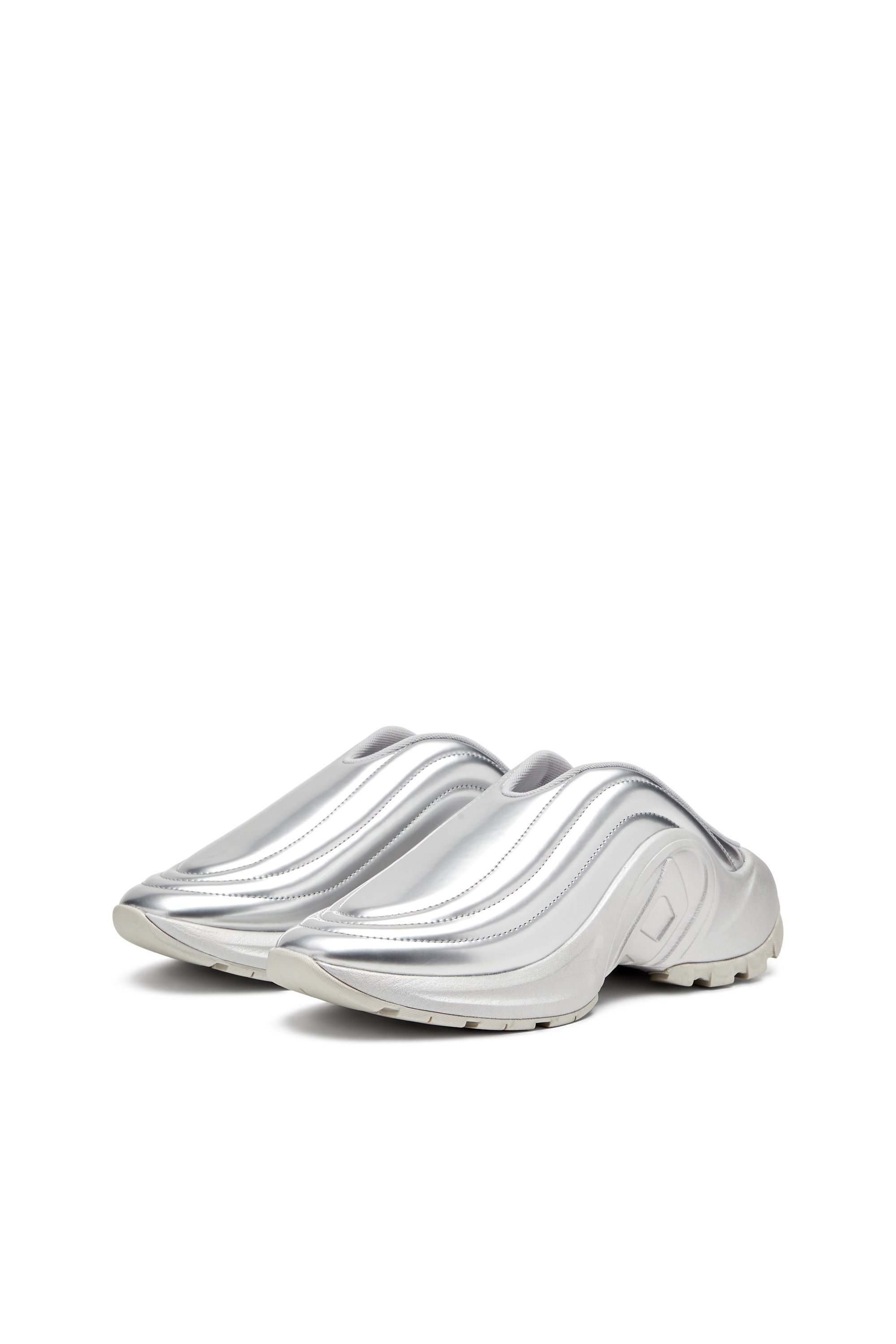 Diesel - S-D-RUNNER MULE X, S-D-Runner-Mule metallizzate Unisex in Argento - 8