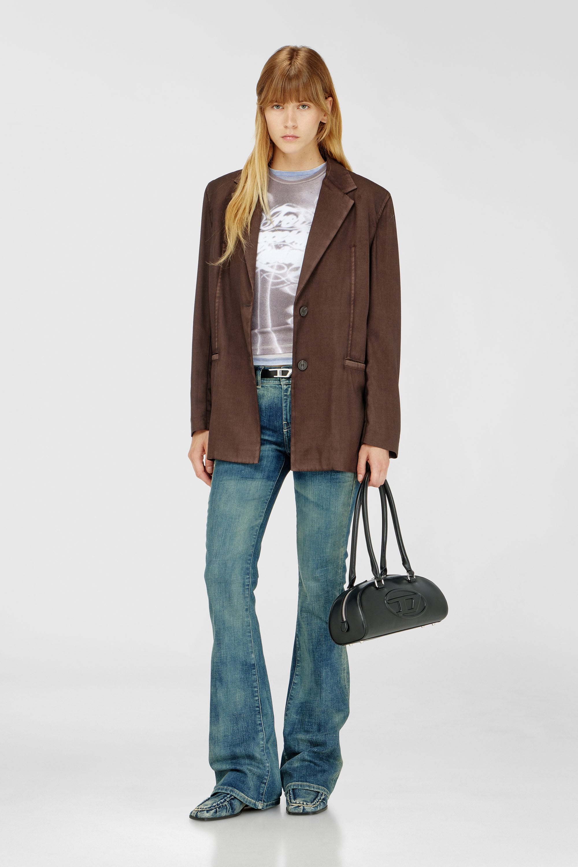 Diesel - Bootcut Jeans 1969 D-Ebbey 09P41 Donna, Blu medio - Image 1