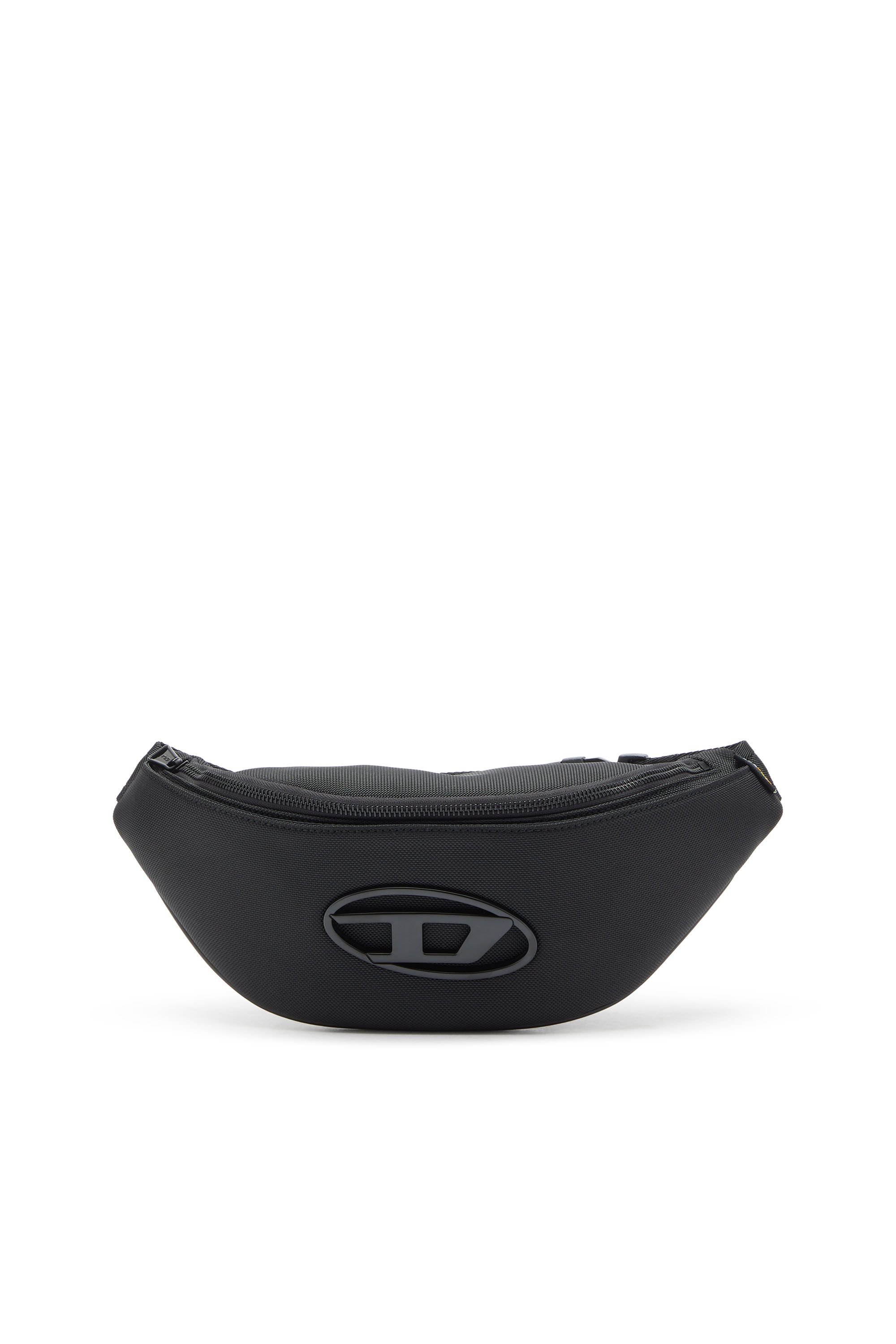 Diesel - HOLI-D BELT BAG M, Holi-D - Marsupio in nylon con tasca interna Unisex in Nero - 1