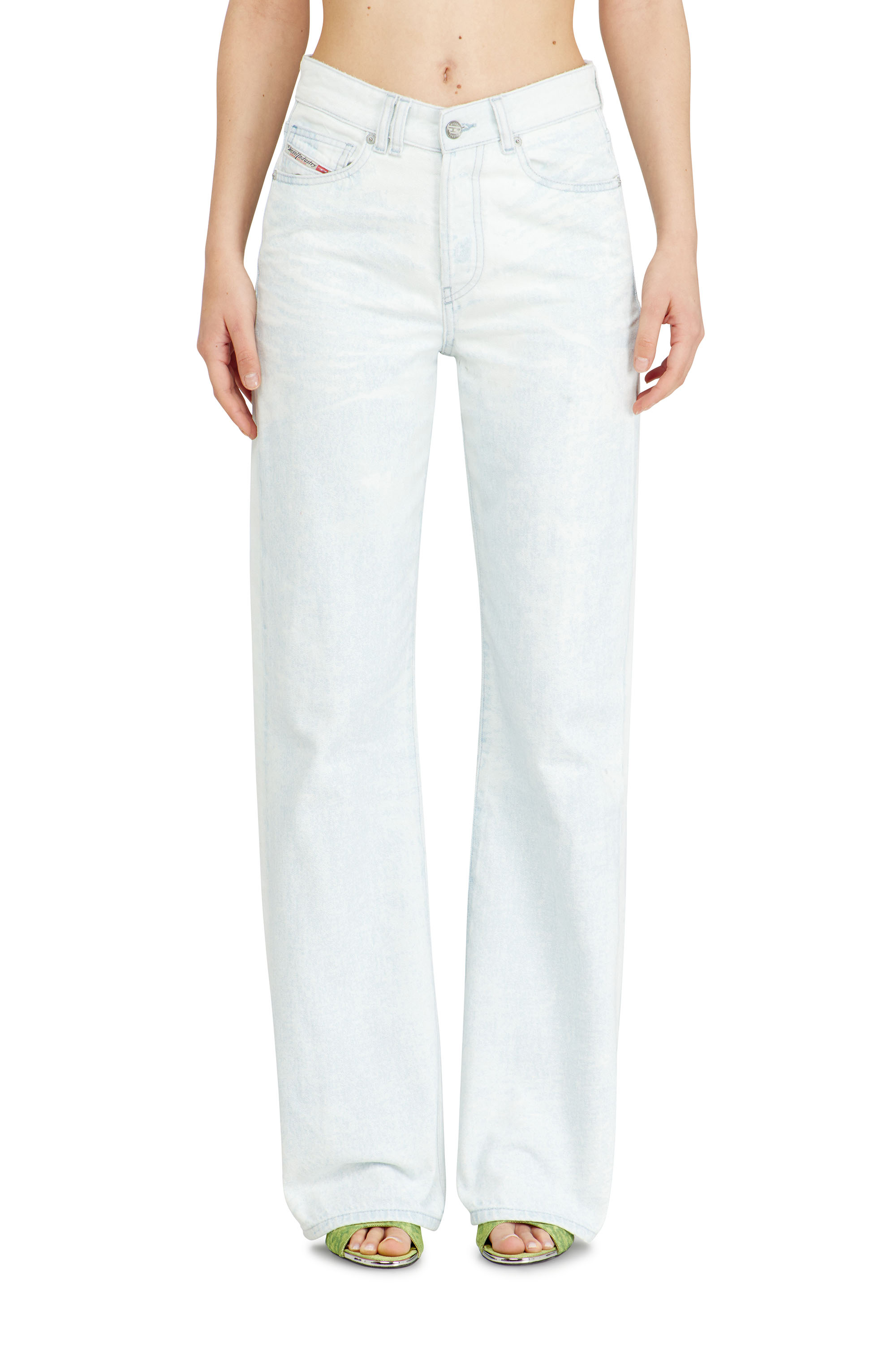 Diesel - Regular Jeans 1971 D-Sent 09Q16 Donna, Blu Chiaro - Image 1