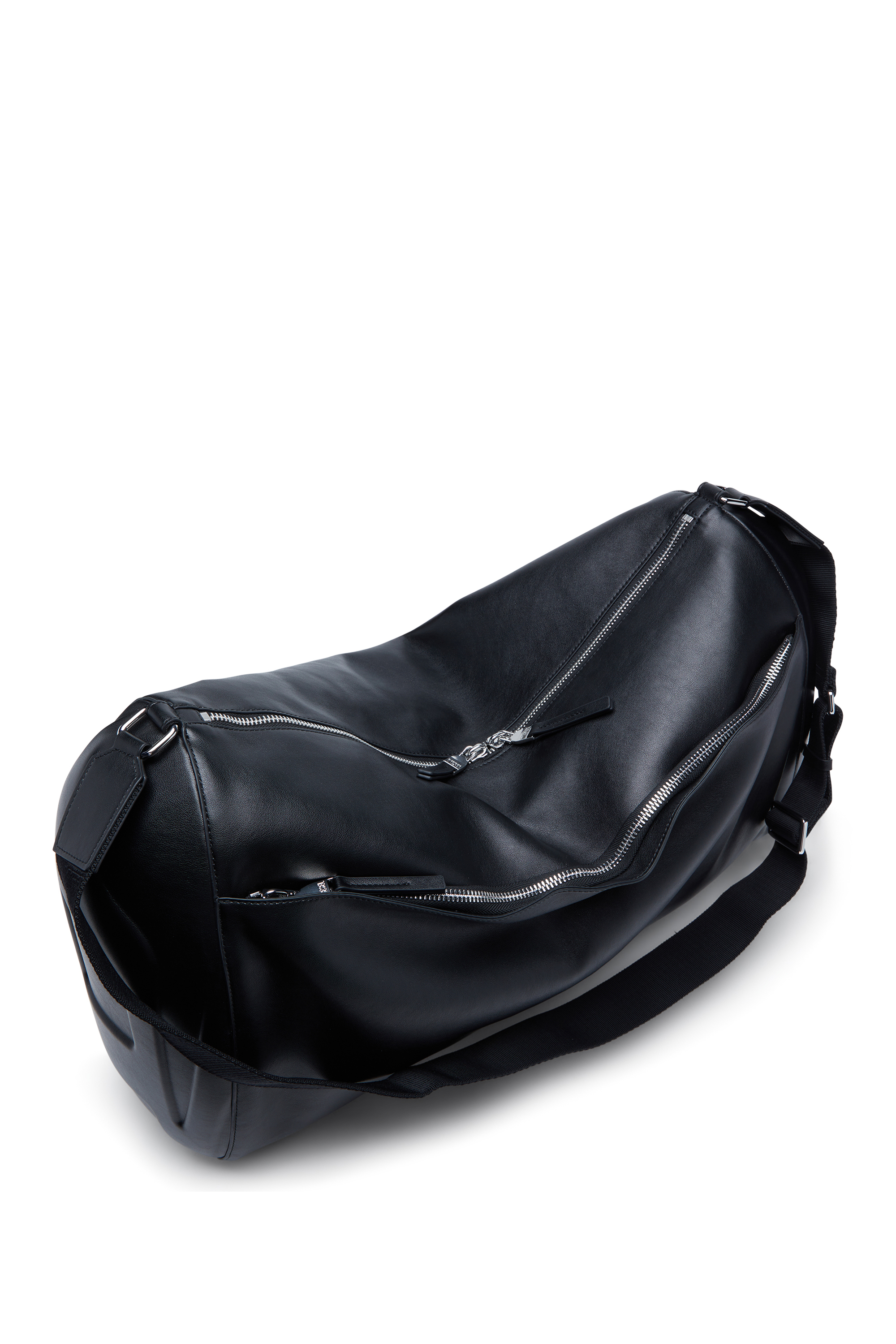 Diesel - LOAD-D DUFFLE X, Load-D-Borsa duffle con loghi rigidi laterali Unisex in Nero - 5