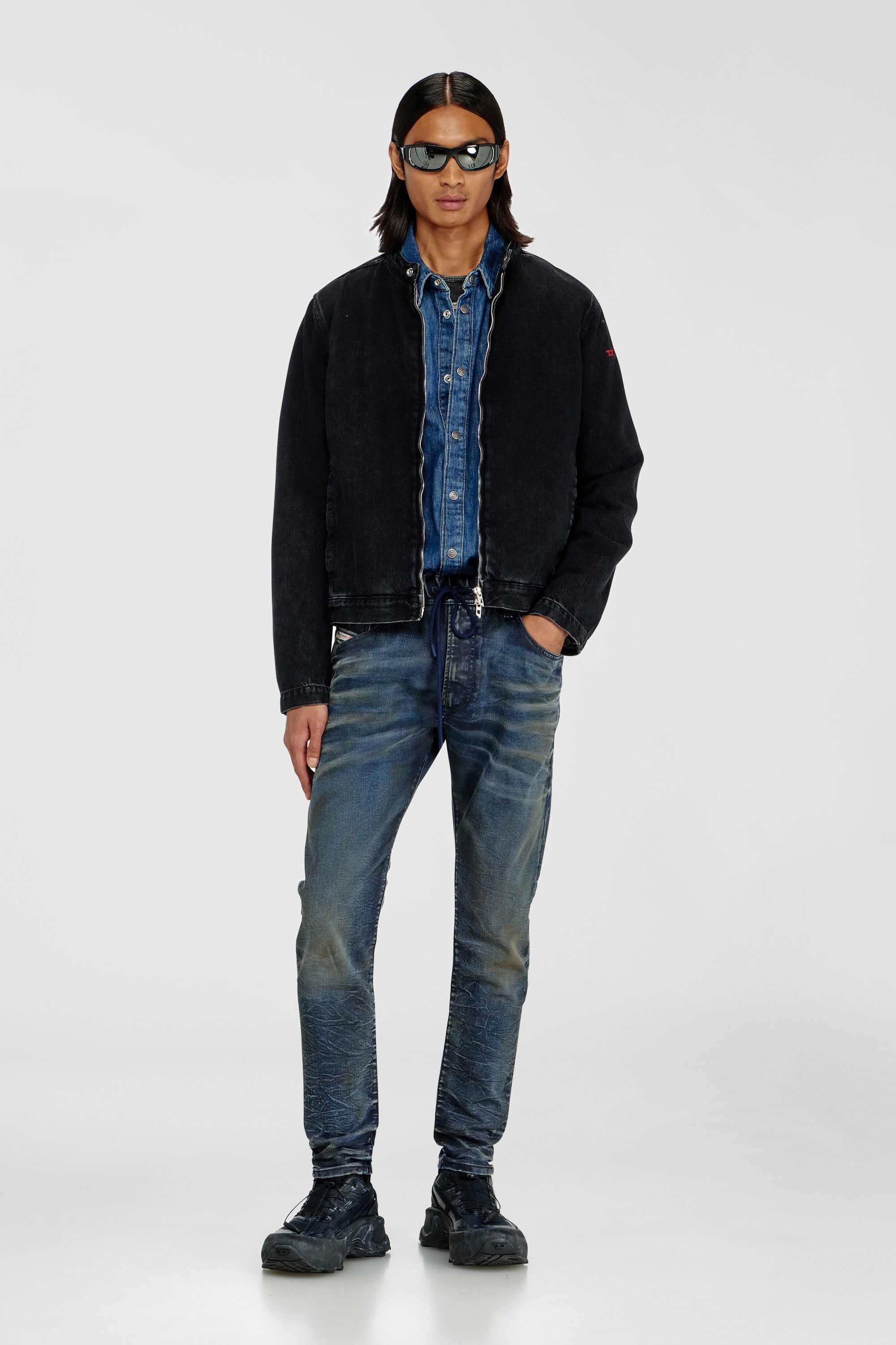 Diesel - Regular 2030 D-Krooley Joggjeans&reg; 068XU Uomo, Blu Scuro - Image 2