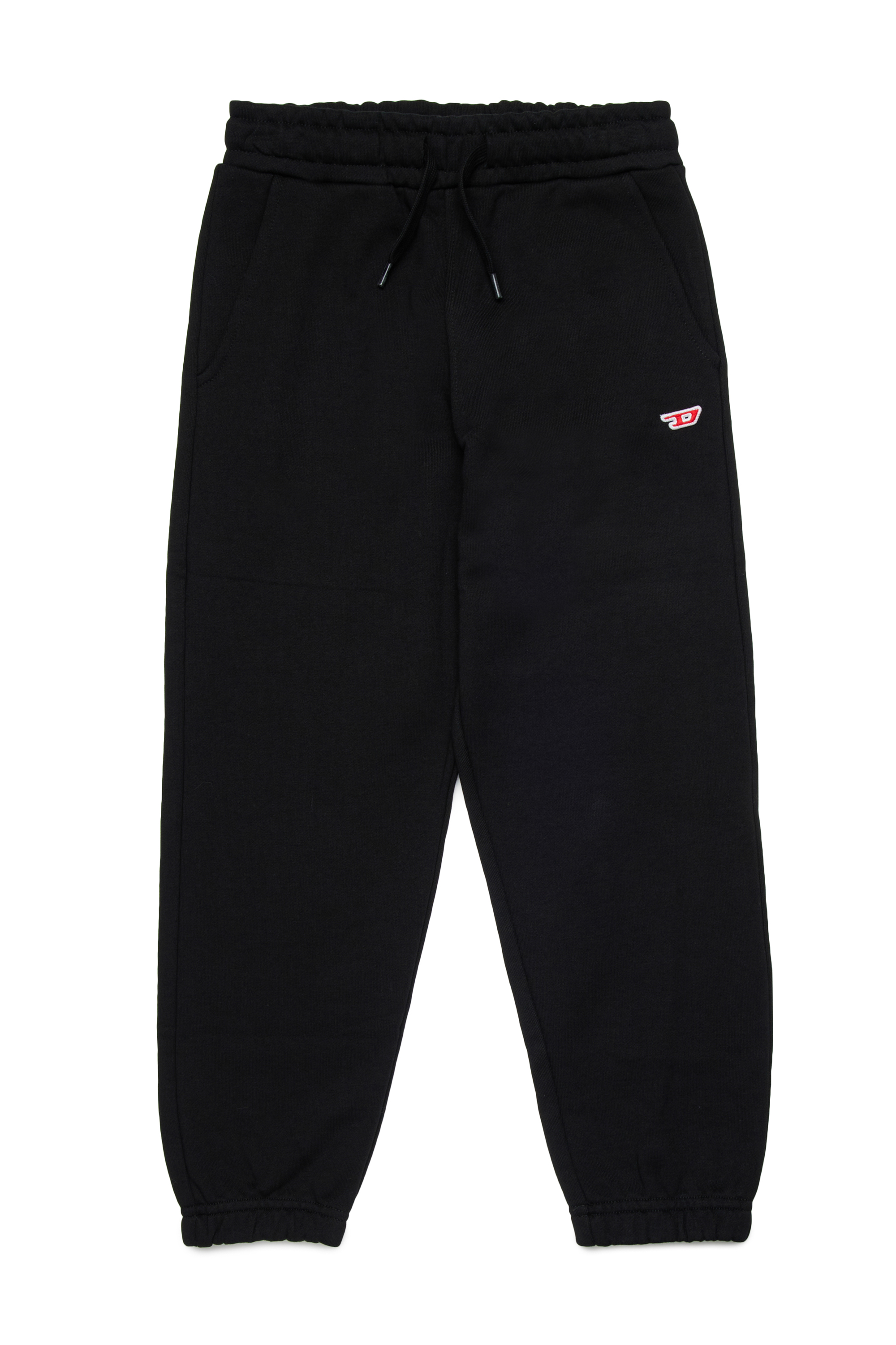 Diesel - PGINND, Pantaloni tuta con logo D applicato Unisex in Nero - 1