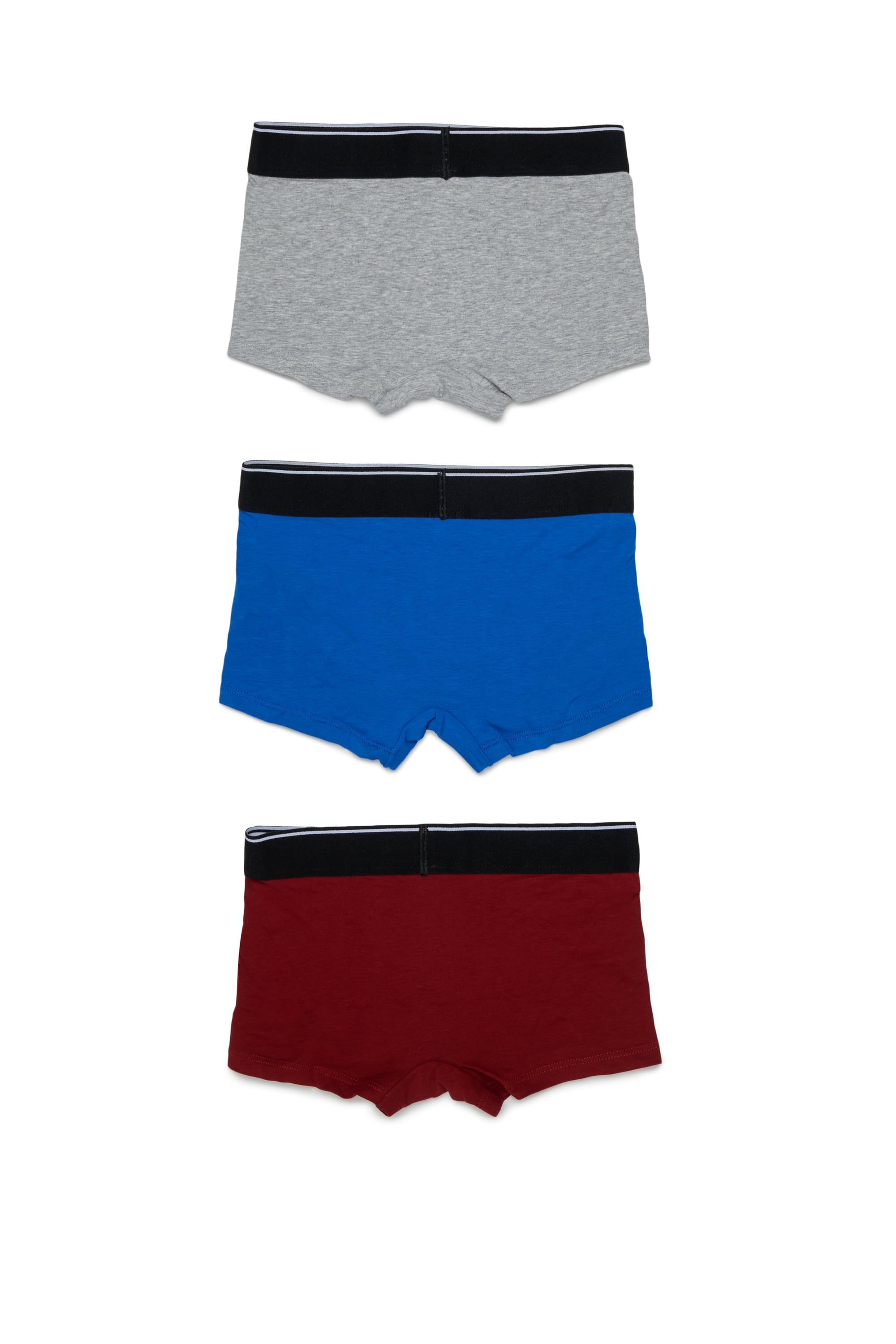 Diesel - UM-UGINTRIPACK-DD, Set da tre paia boxer lungo in cotone stretch Uomo in Multicolor - 2