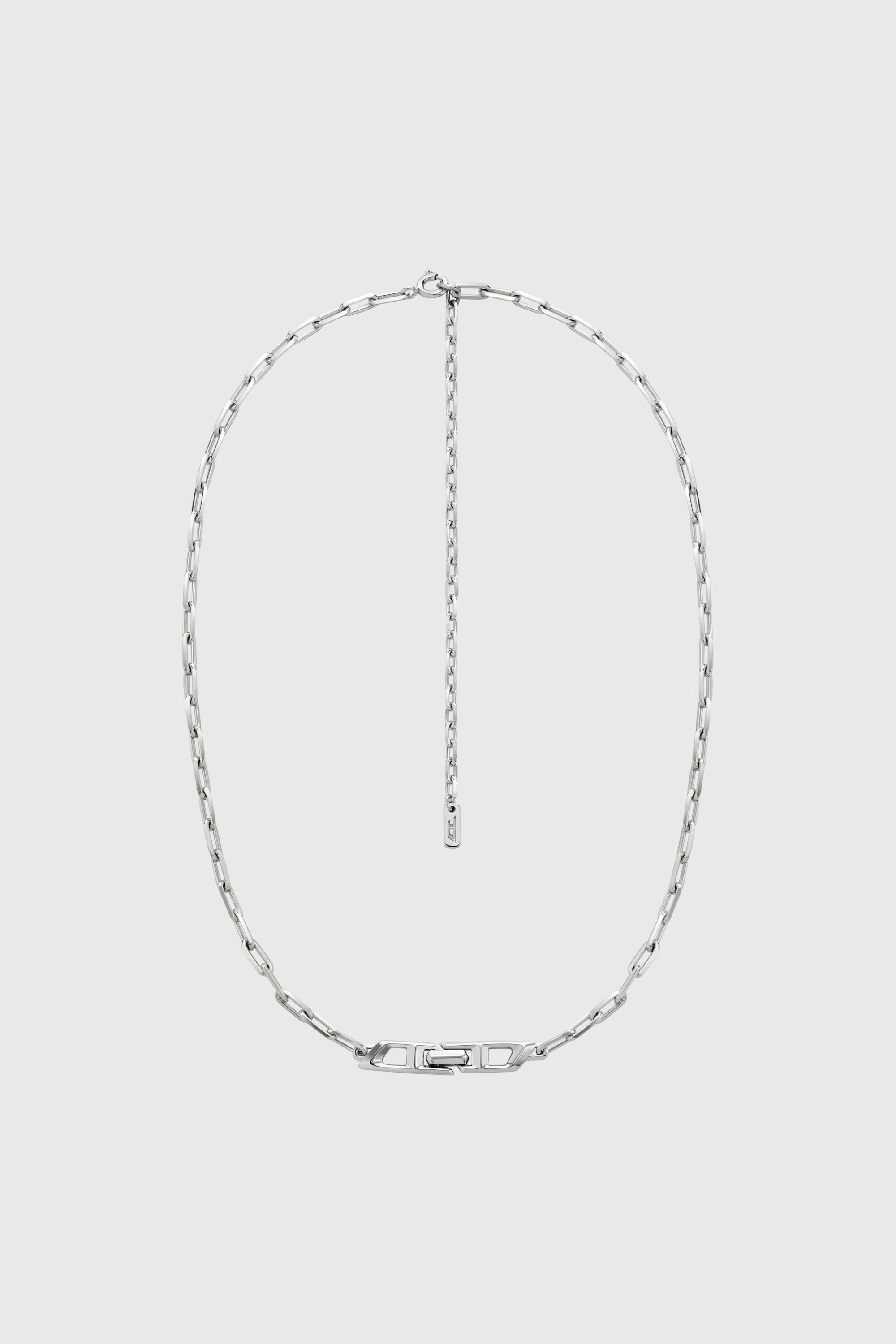 Diesel - DL1364040 STERLING SILVER JEWEL, Collana a catena in argento sterling Unisex in Argento - 1