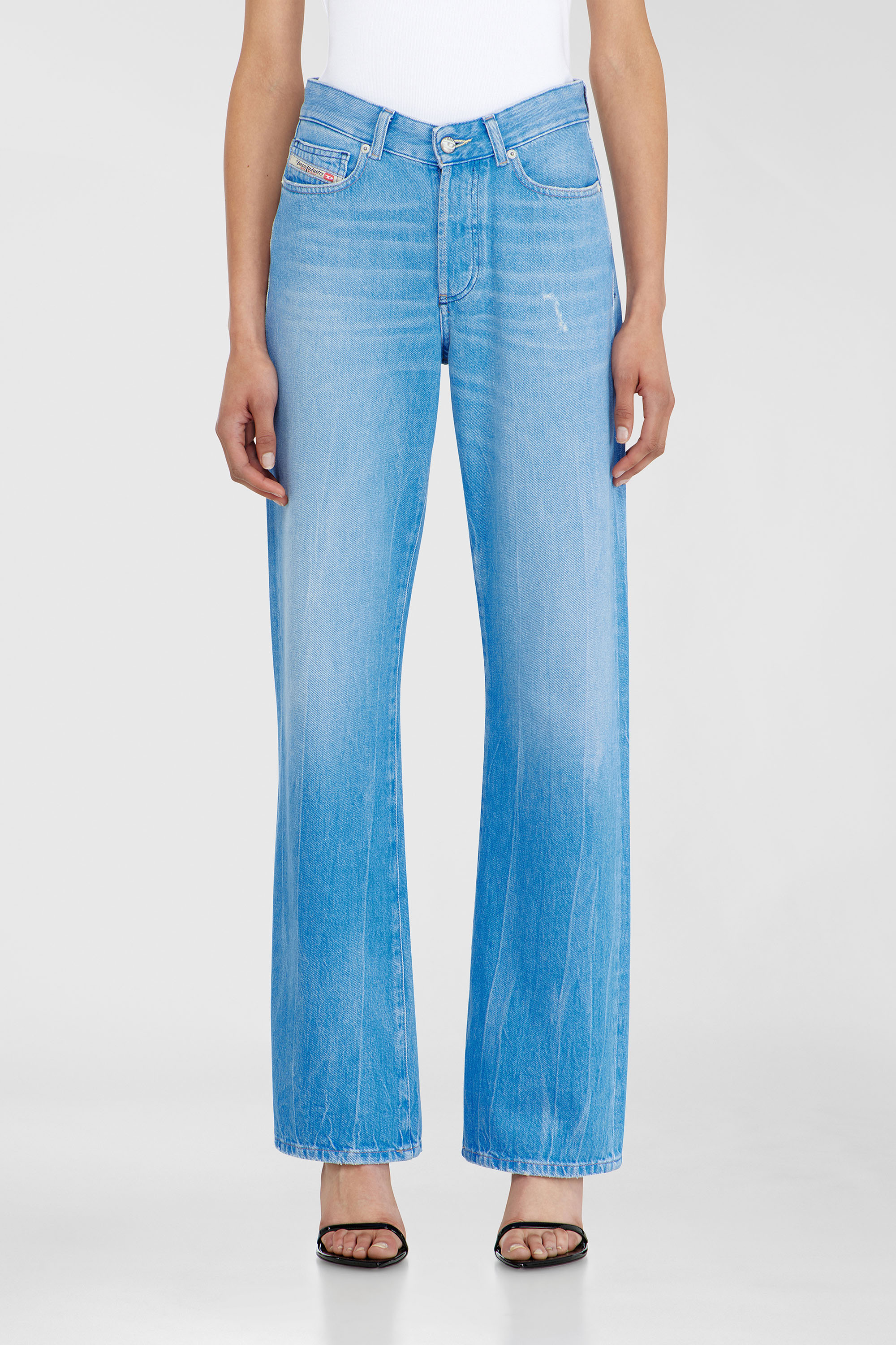 Diesel - Regular Jeans 1971 D-Sent 09P88 Donna, Blu Chiaro - Image 1