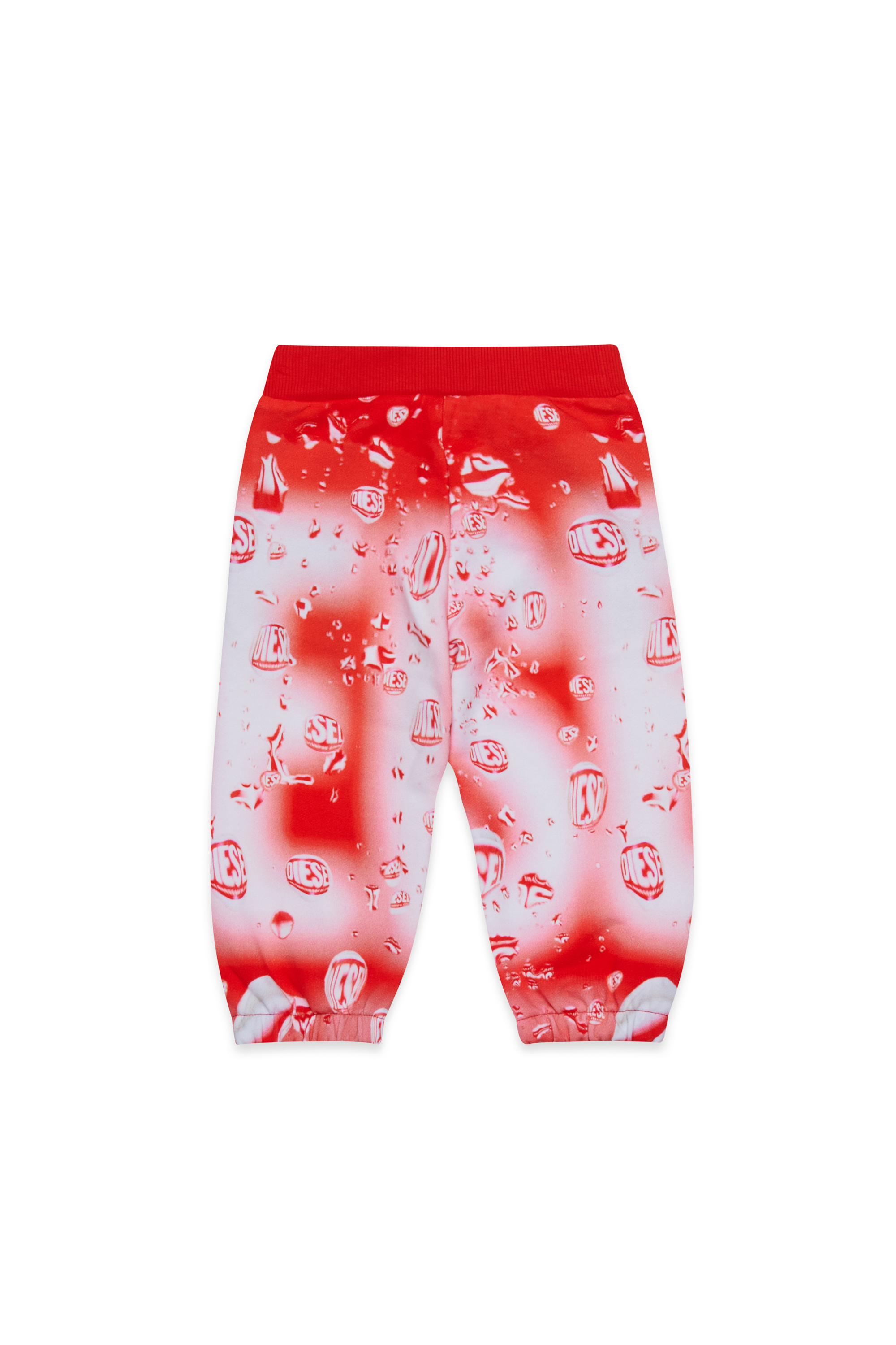 Diesel - PULIB, Pantaloni in cotone con stampa Unisex in Rosso - 2