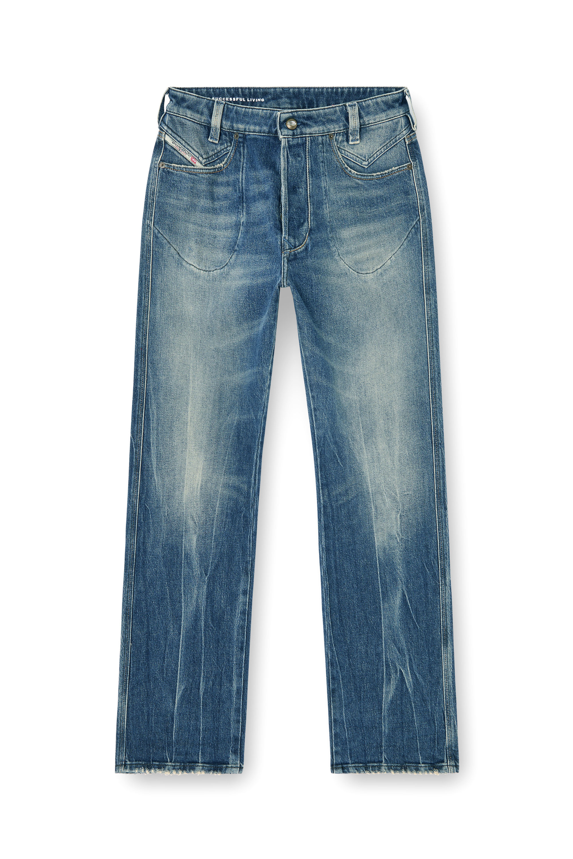 Diesel - Regular Jeans 1985 Larkee 09Q27 Uomo, Blu medio - Image 2