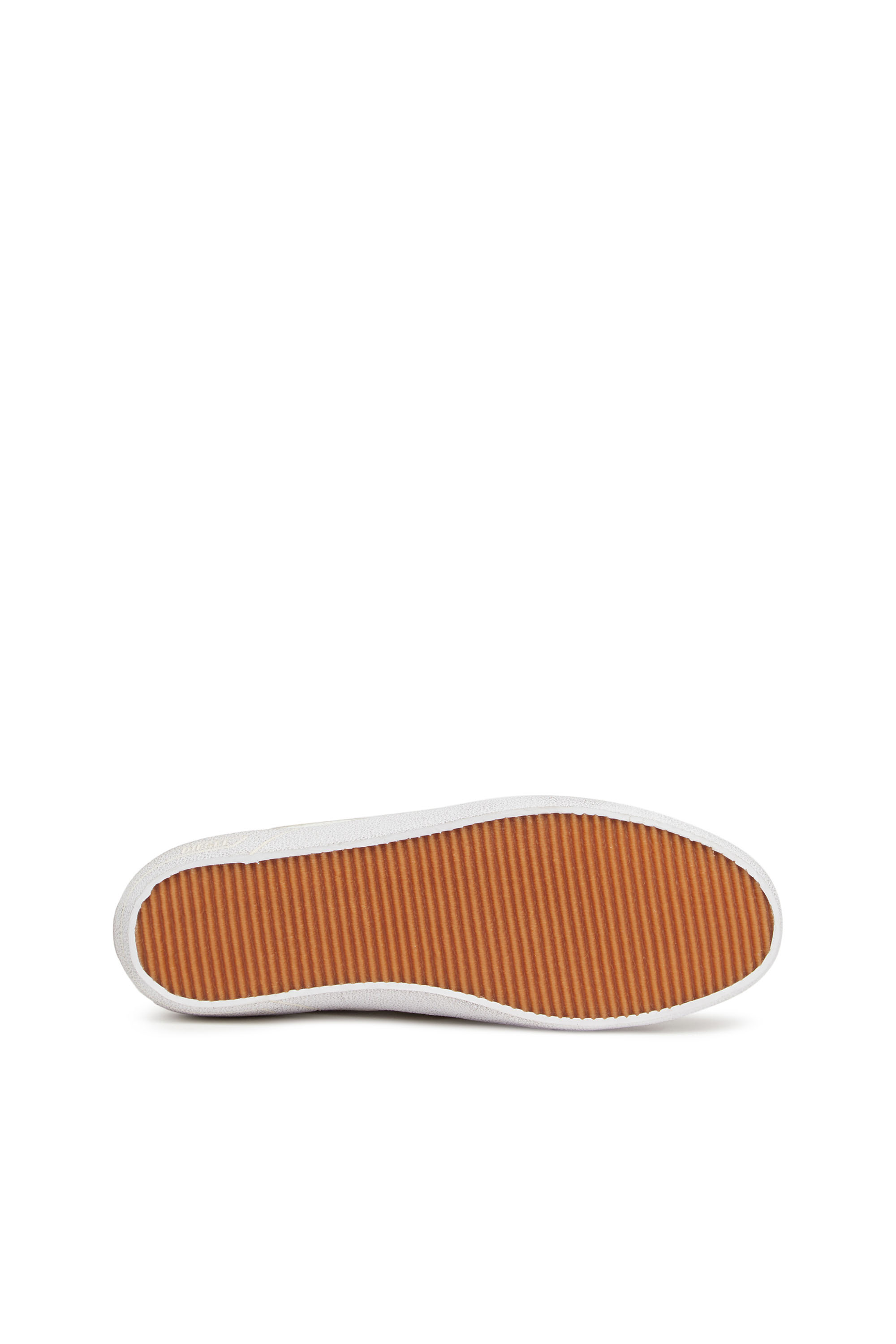 S-LEROJI LOW W, Bianco/Giallo Diesel - S-LEROJI LOW W, S-Leroji Low W - Sneaker low-top con logo D metallizzato Donna in Multicolor - 3