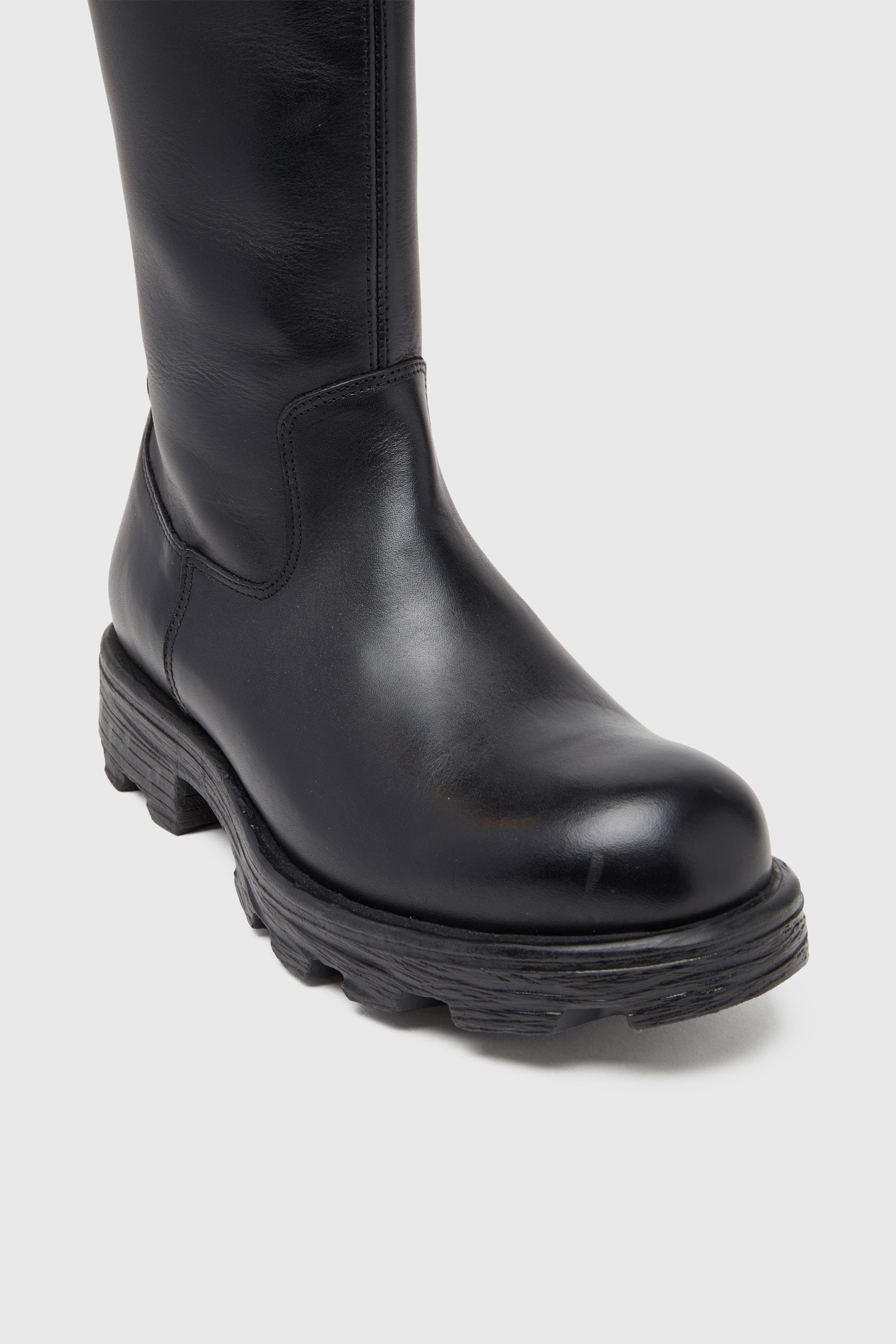 Diesel - D-HAMMER HB D W, D-Hammer-Stivali al ginocchio in pelle Donna in Nero - 6